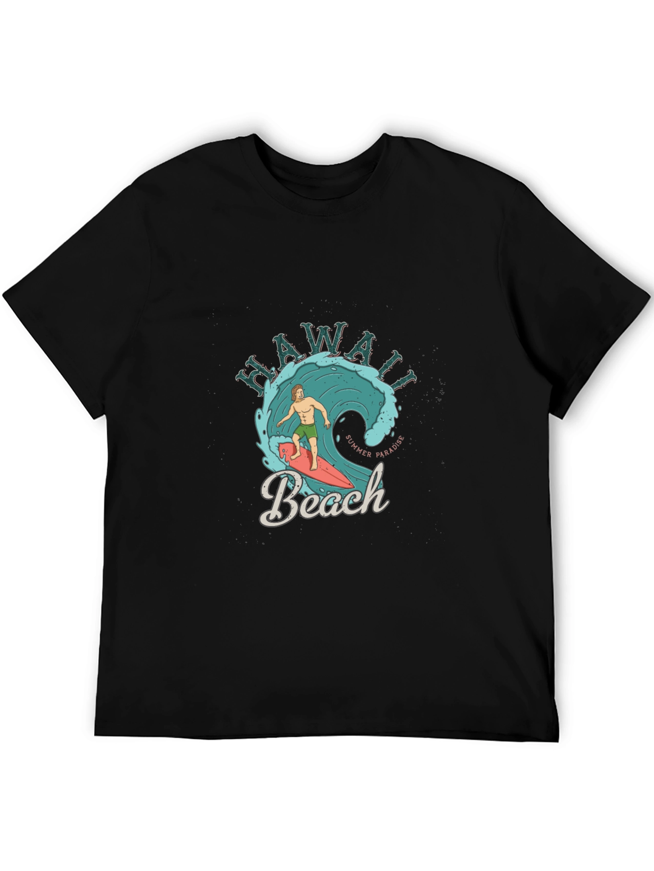 Hawaii Beach Summer Paradise Graphic T-Shirt