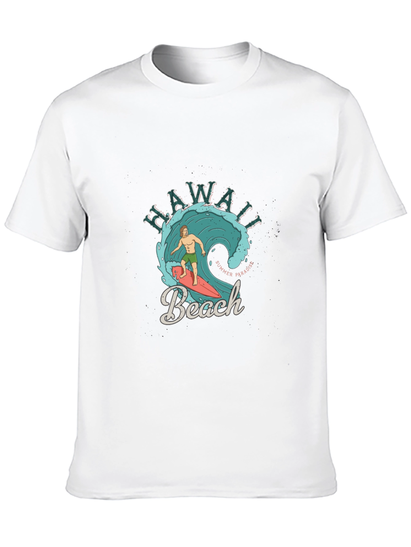Hawaii Beach Summer Paradise Graphic T-Shirt