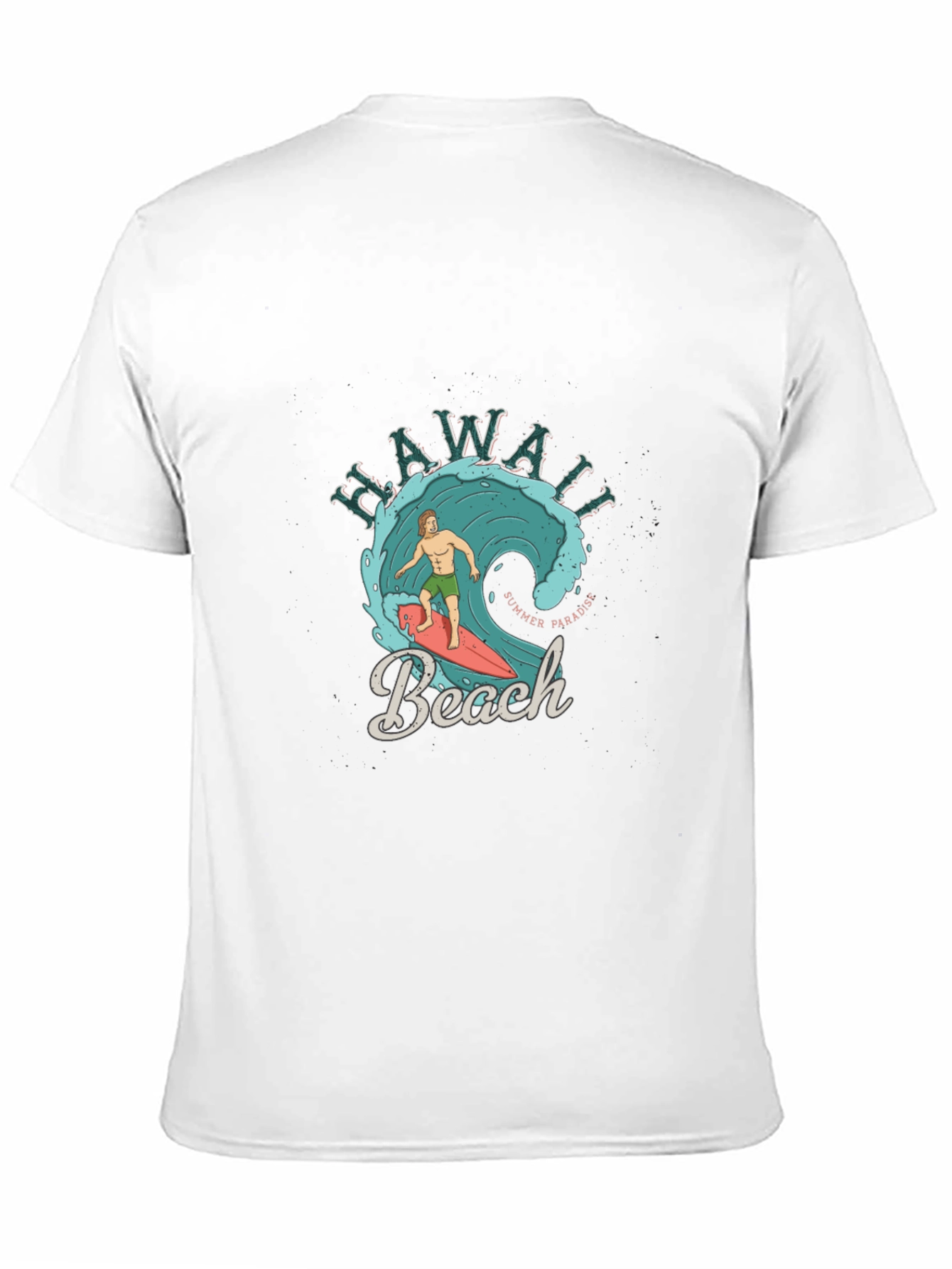 Hawaii Beach Summer Paradise Graphic T-Shirt