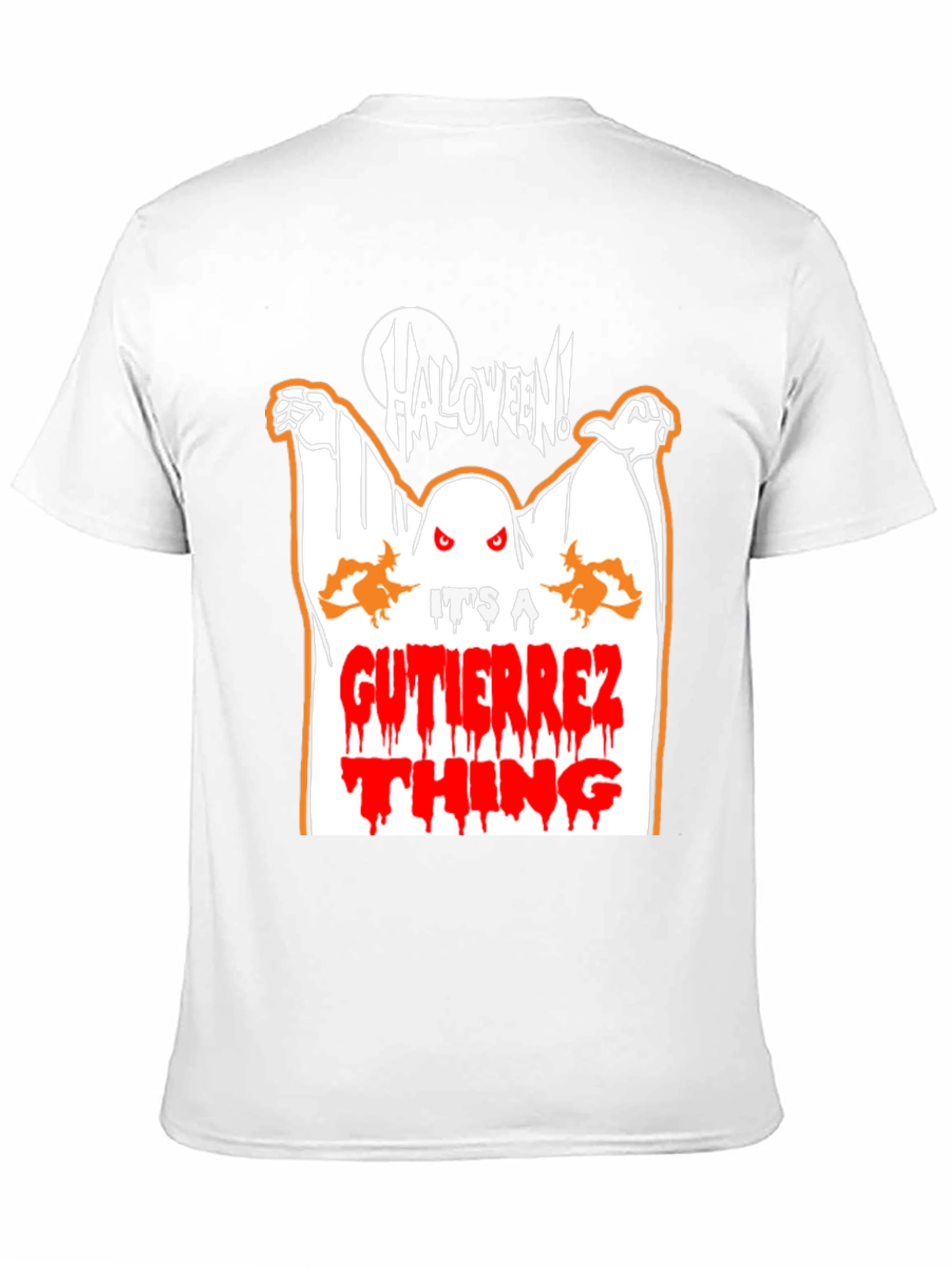 Halloween Ghost Graphic Tee - Gutierrez Thing Shirt