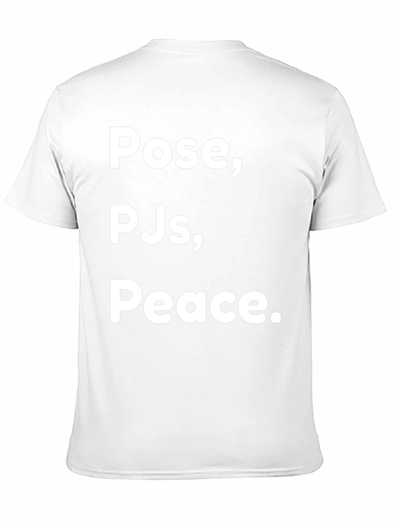 Pose PJs Peace Black Graphic T-Shirt
