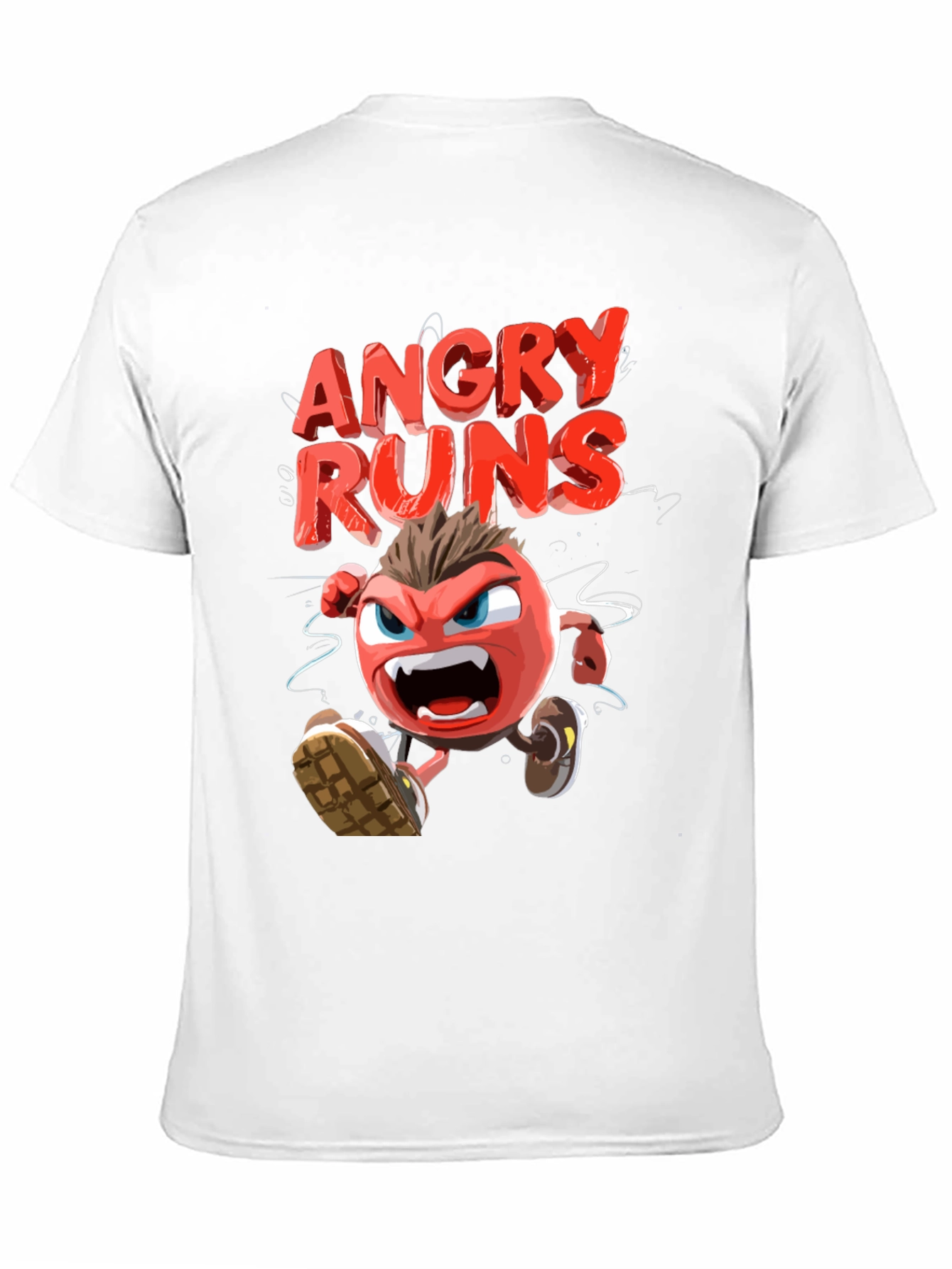 Angry Runs Black Graphic Tee