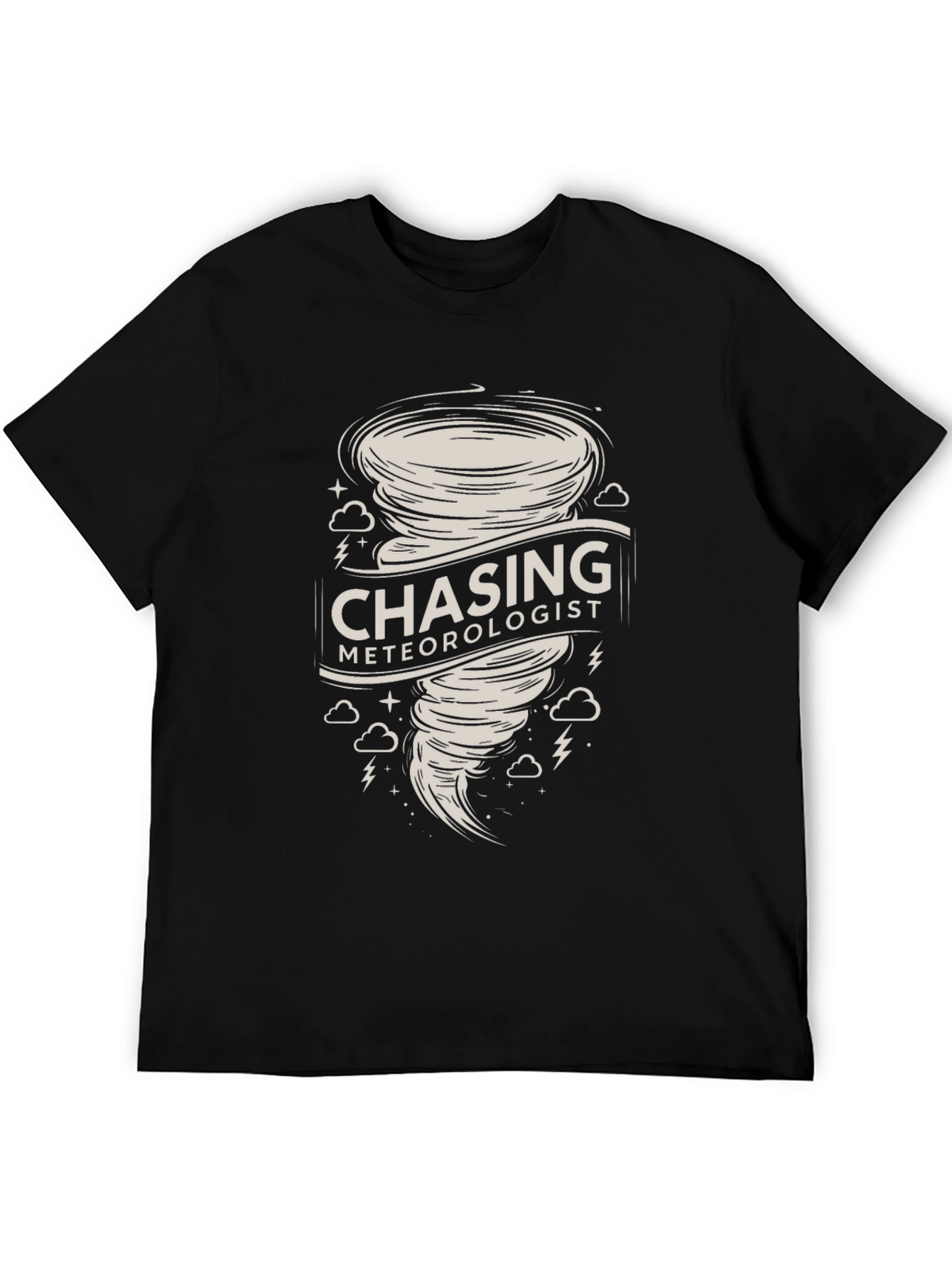 Chasing Meteorologist Tornado Graphic T-Shirt