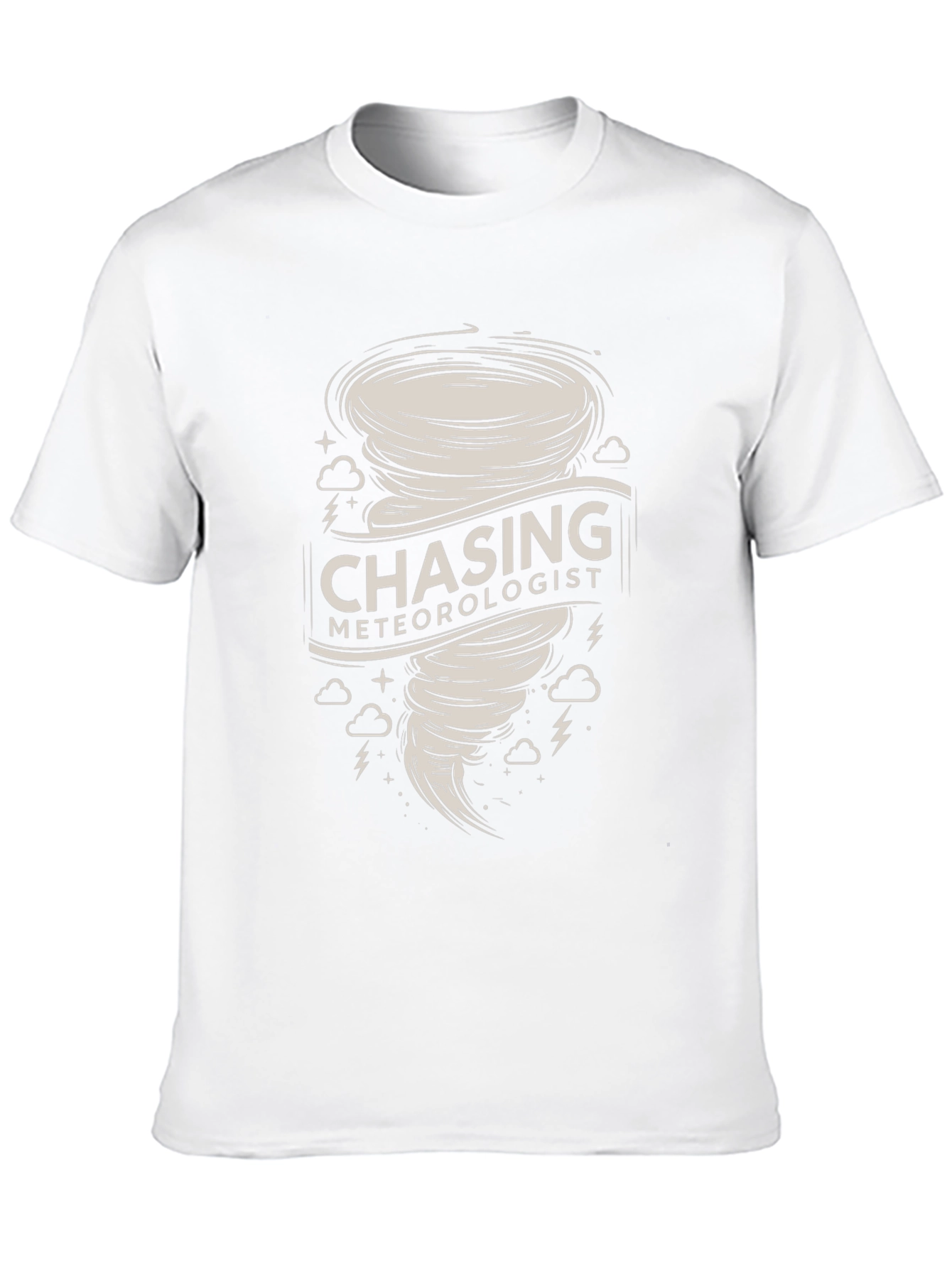 Chasing Meteorologist Tornado Graphic T-Shirt