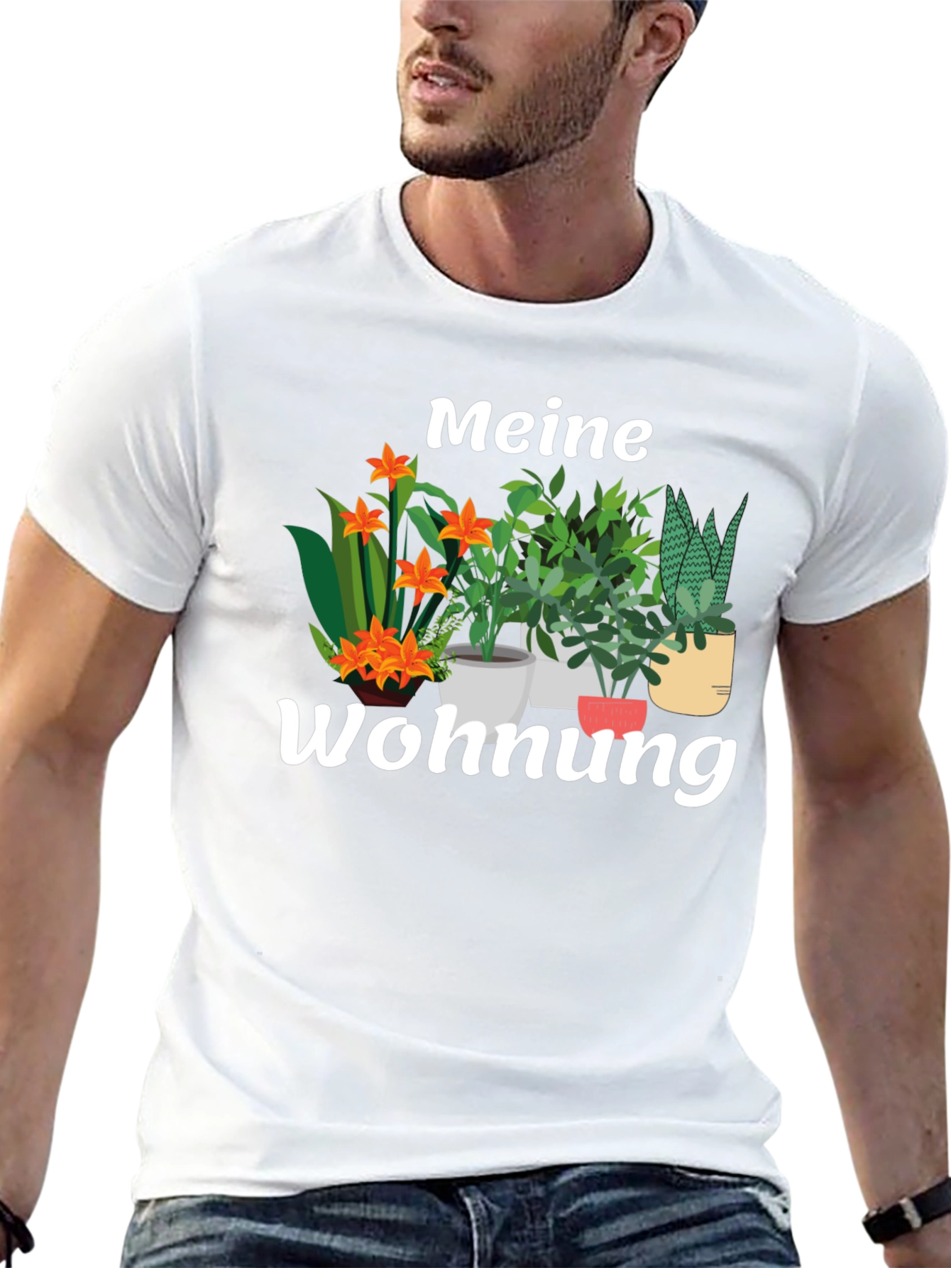 Meine Wohnung Graphic Tee - Houseplant Lover Shirt