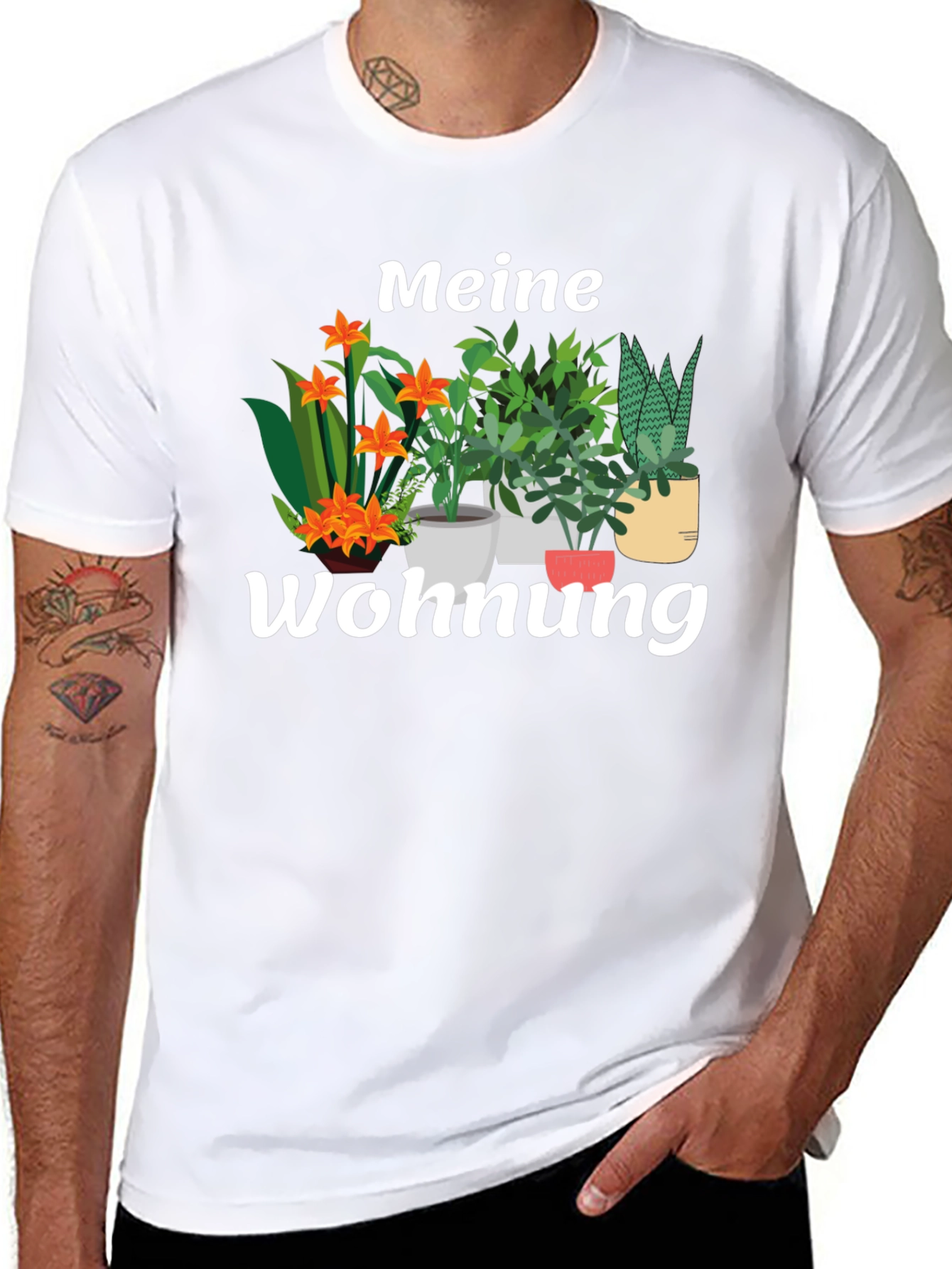 Meine Wohnung Graphic Tee - Houseplant Lover Shirt