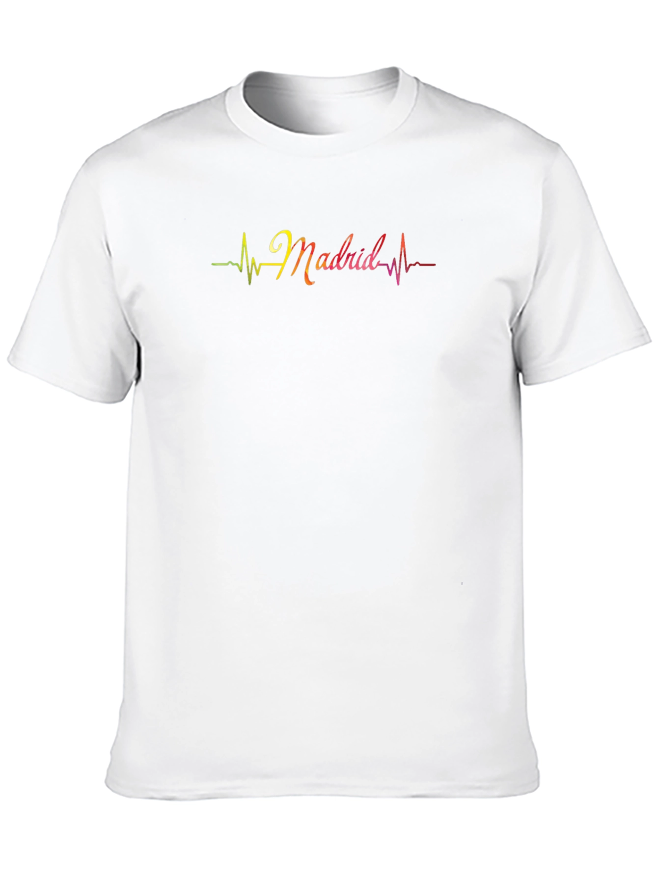 Madrid Heartbeat Graphic T-Shirt - Black