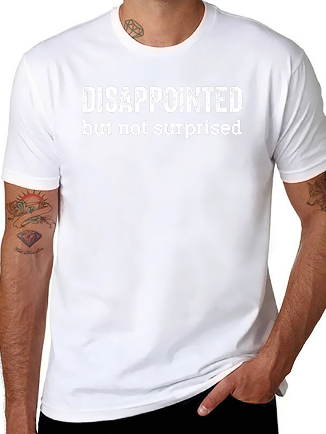 Disappointed But Not Surprised Black T-Shirt