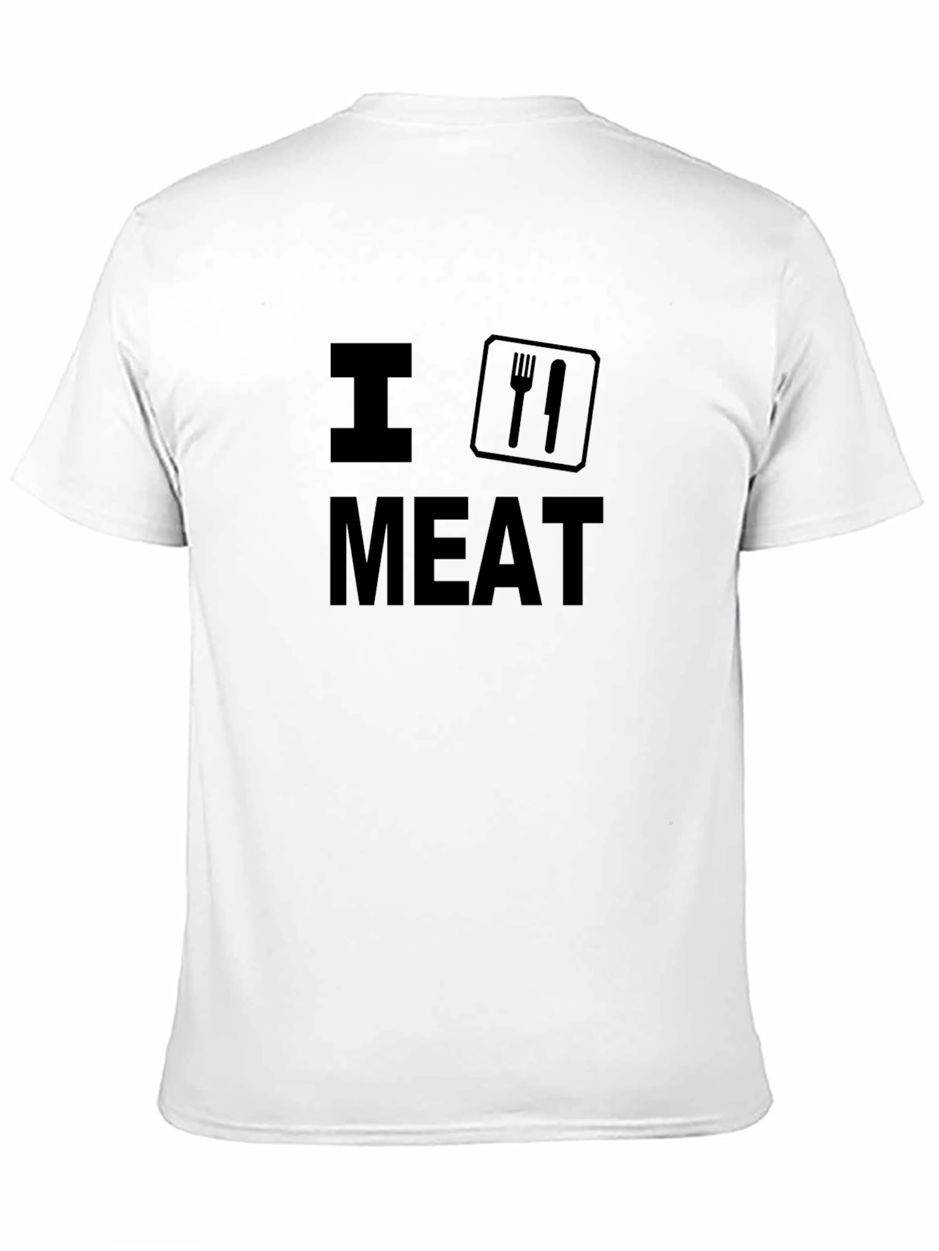 I Love Meat - Black Graphic T-Shirt