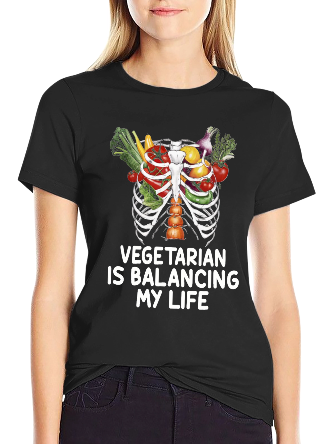 Vegetarian Balancing Life T-Shirt
