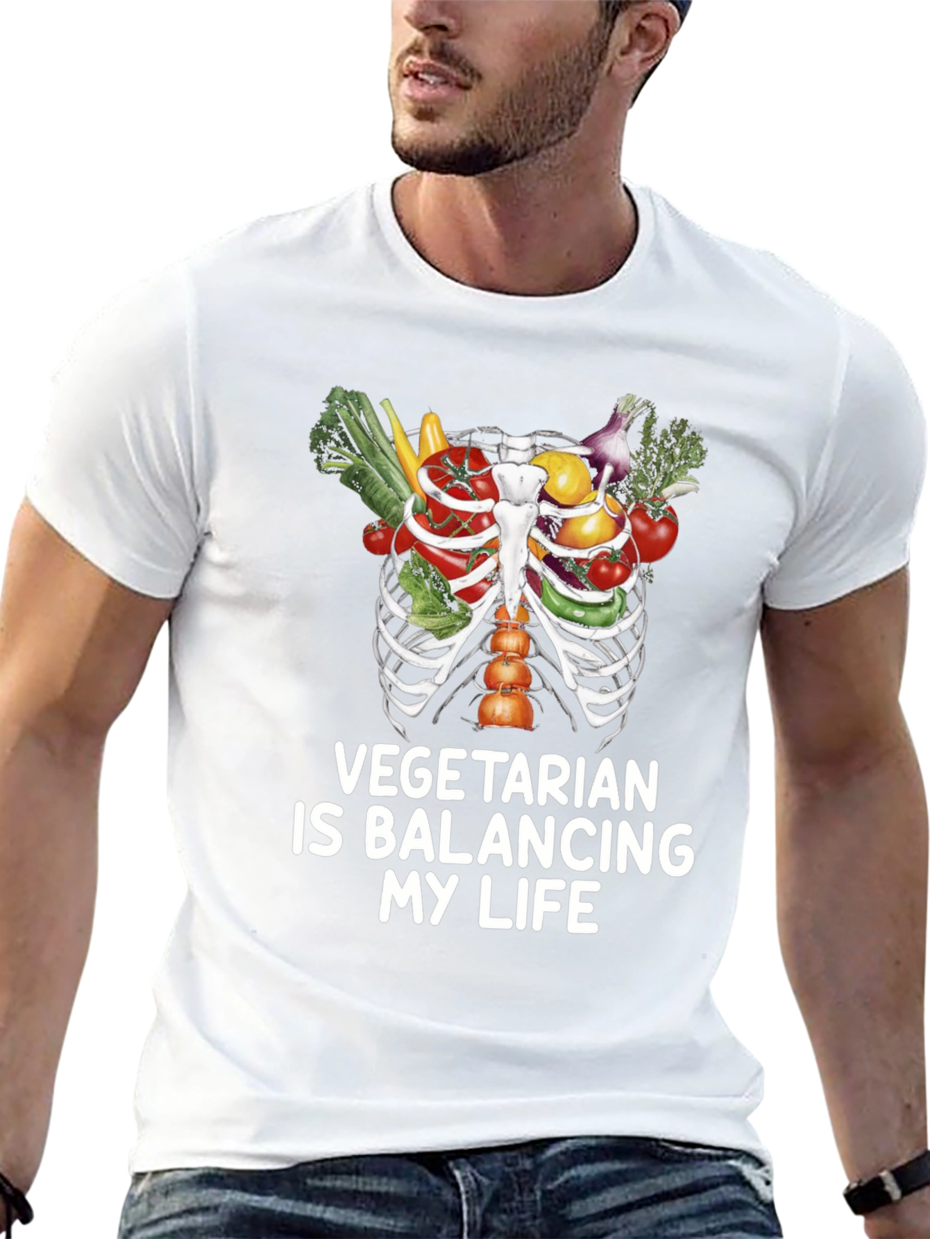 Vegetarian Balancing Life T-Shirt
