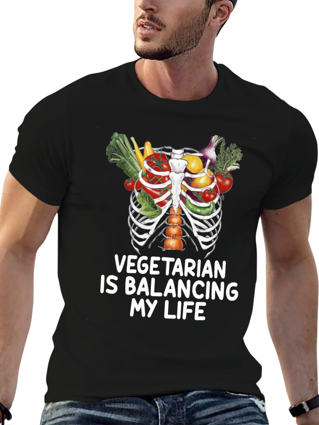 Vegetarian Balancing Life T-Shirt