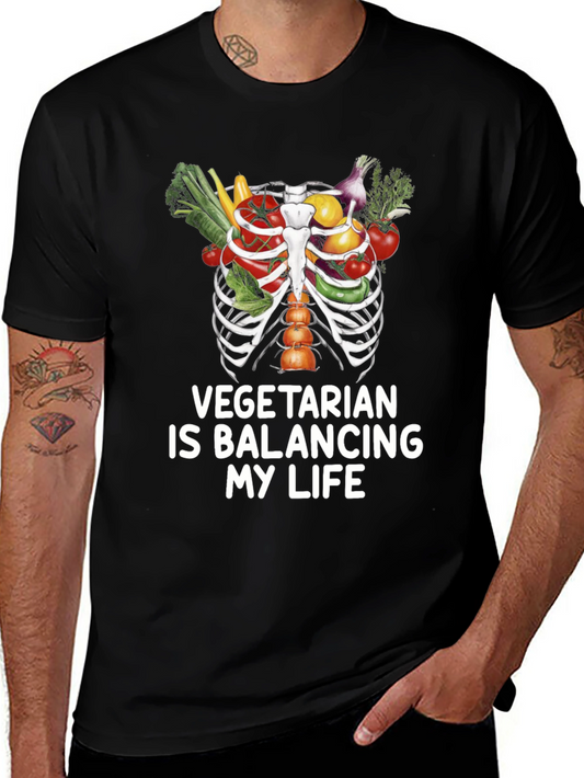 Vegetarian Balancing Life T-Shirt