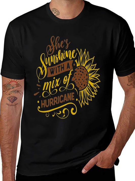 Shes Sunshine & Hurricane Graphic T-Shirt