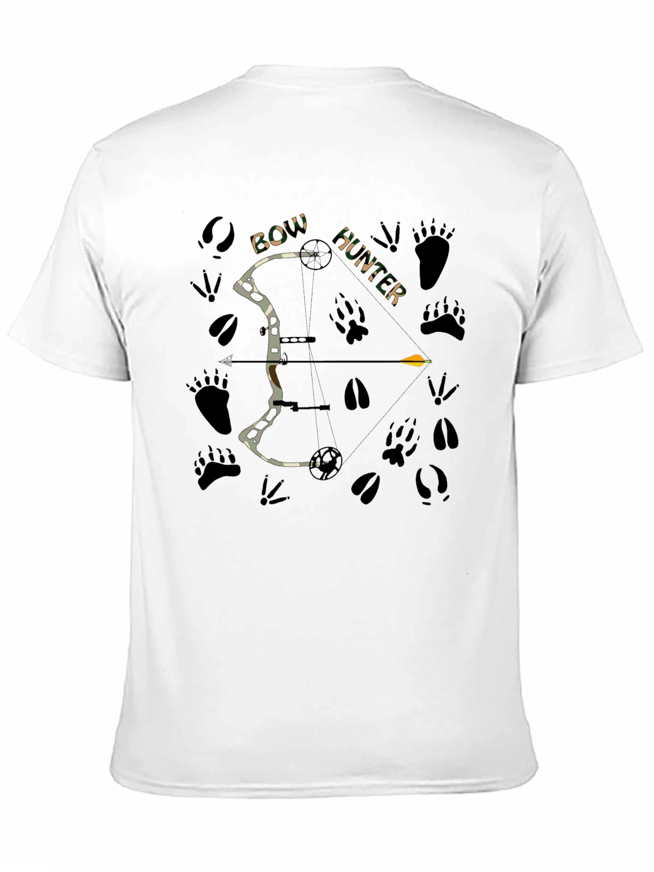 Bow Hunter Graphic Tee - Mens Black T-Shirt