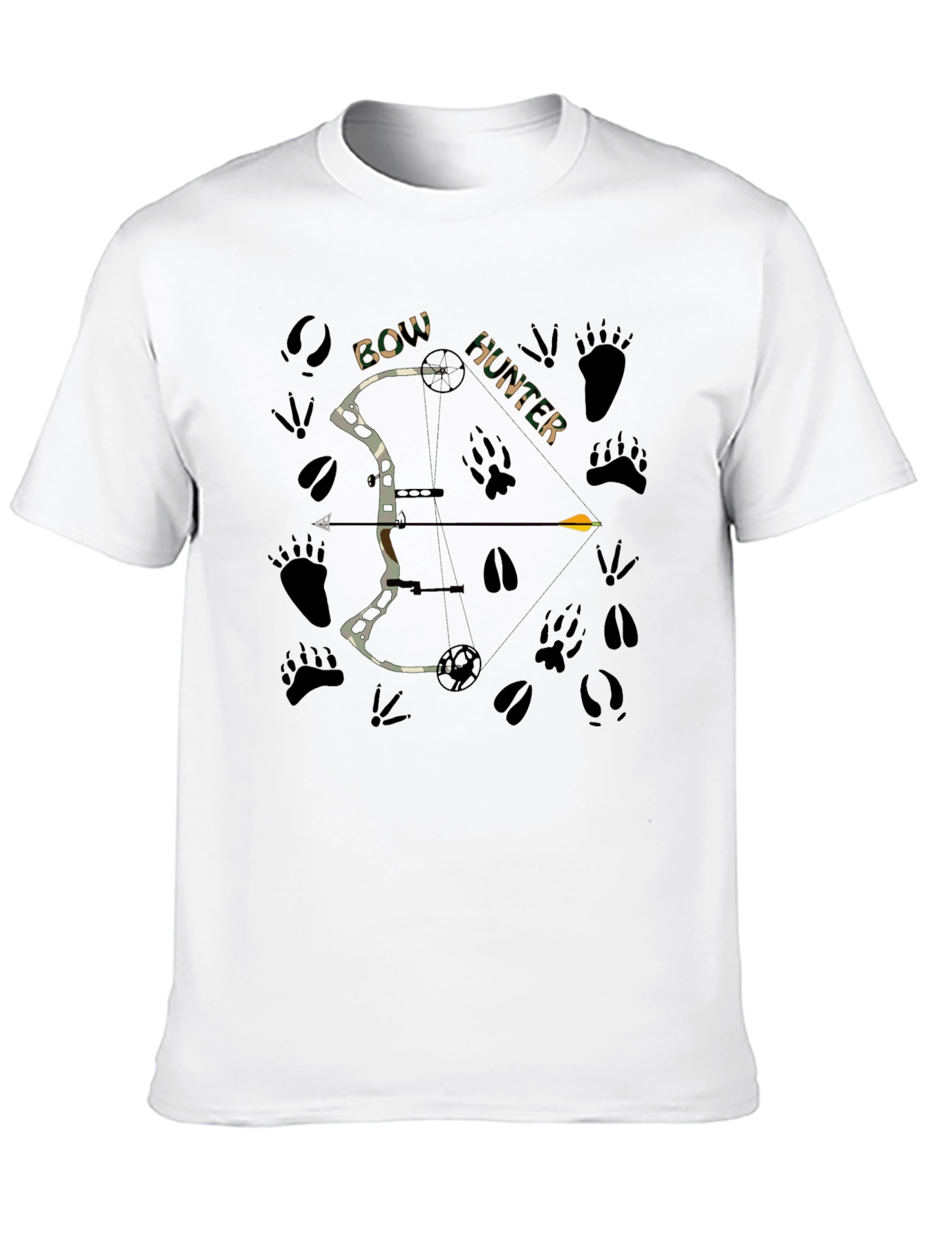 Bow Hunter Graphic Tee - Mens Black T-Shirt