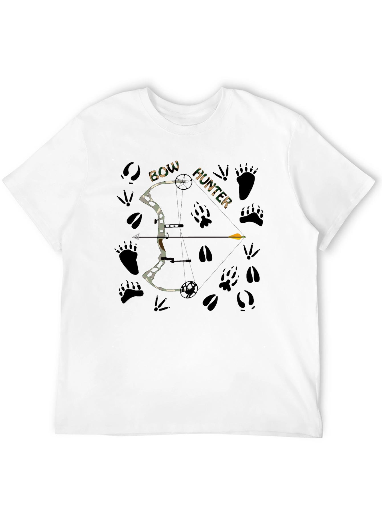 Bow Hunter Graphic Tee - Mens Black T-Shirt