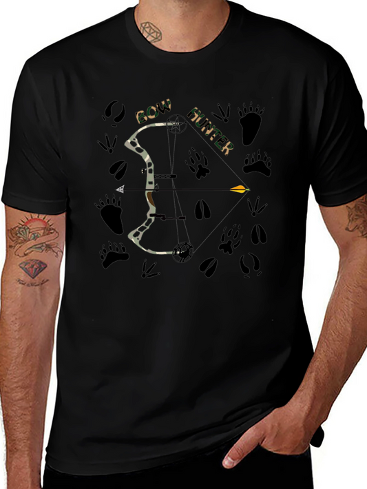 Bow Hunter Graphic Tee - Mens Black T-Shirt
