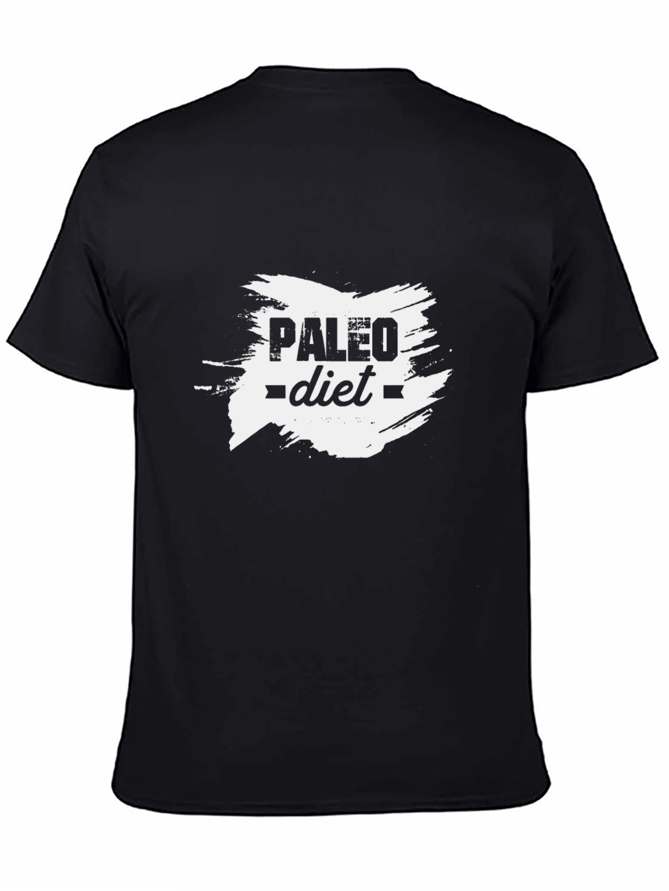 Paleo Diet Black T-Shirt - Stylish Fitness Apparel