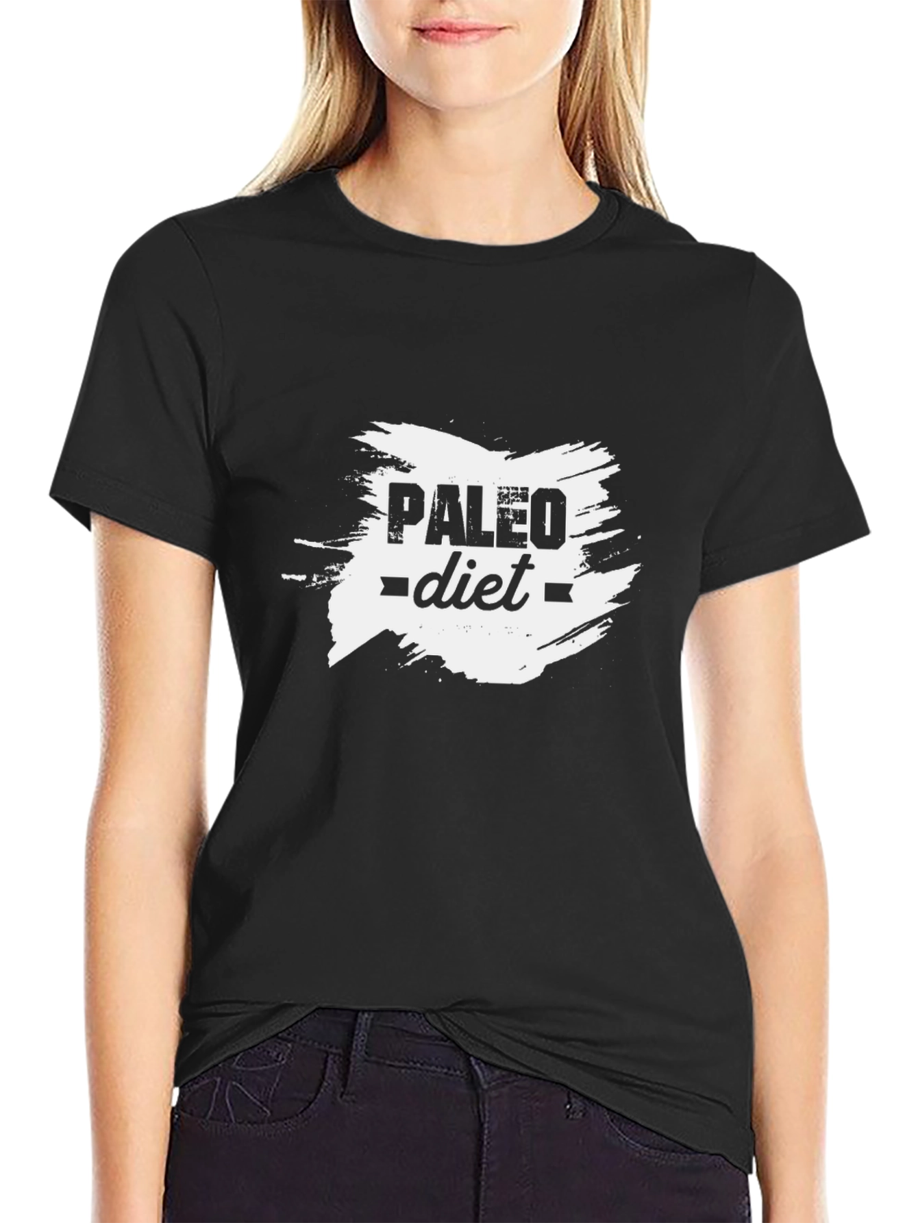 Paleo Diet Black T-Shirt - Stylish Fitness Apparel