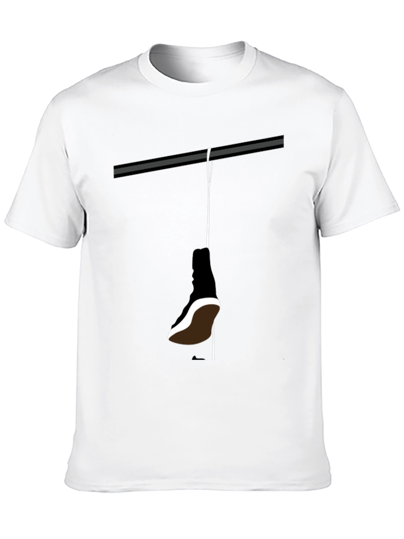 Hanging Shoe Graphic Tee - Cool Casual Style