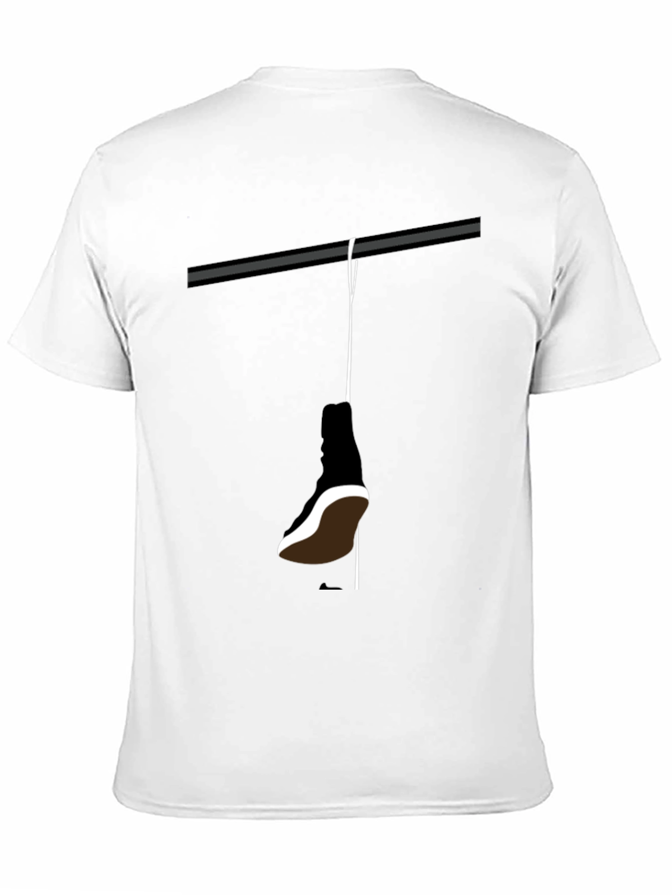 Hanging Shoe Graphic Tee - Cool Casual Style