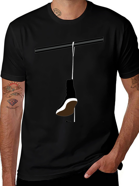 Hanging Shoe Graphic Tee - Cool Casual Style