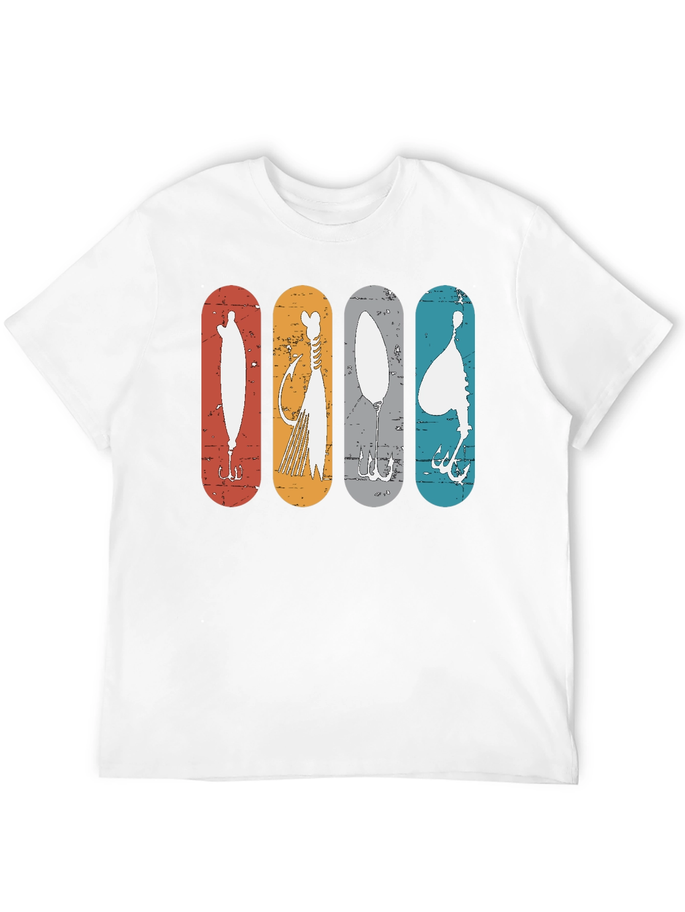Retro Fishing Lures Graphic Tee