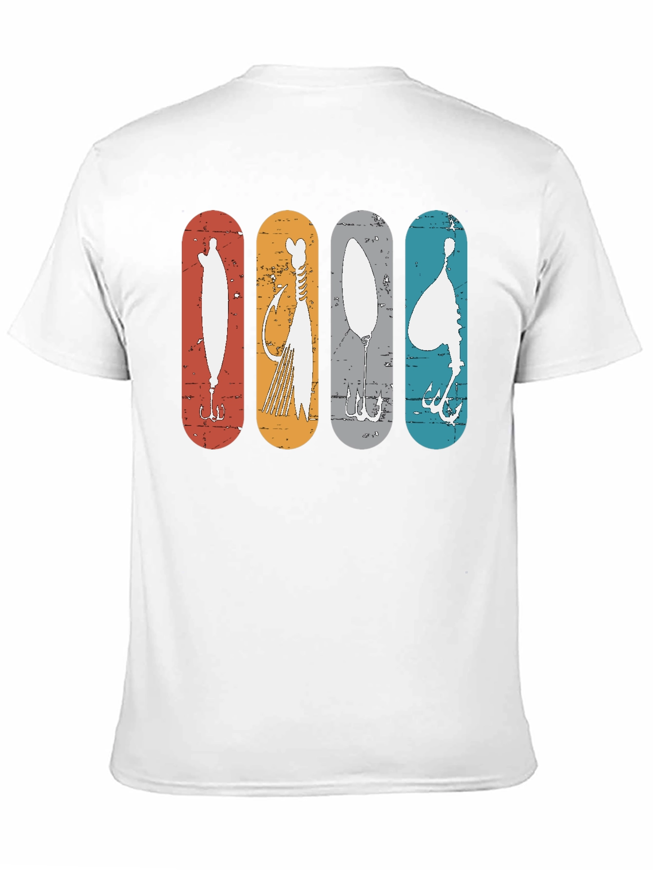 Retro Fishing Lures Graphic Tee