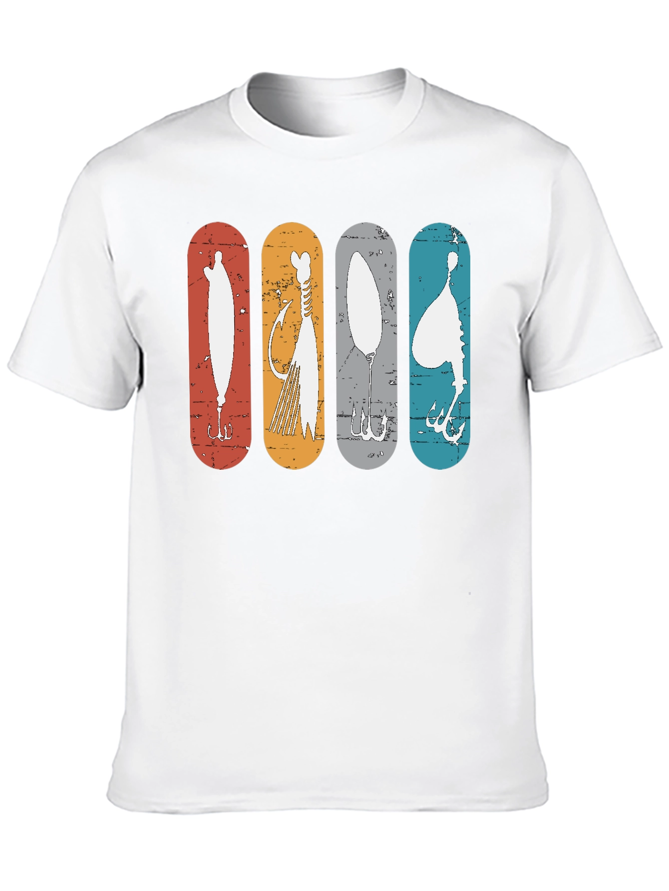 Retro Fishing Lures Graphic Tee
