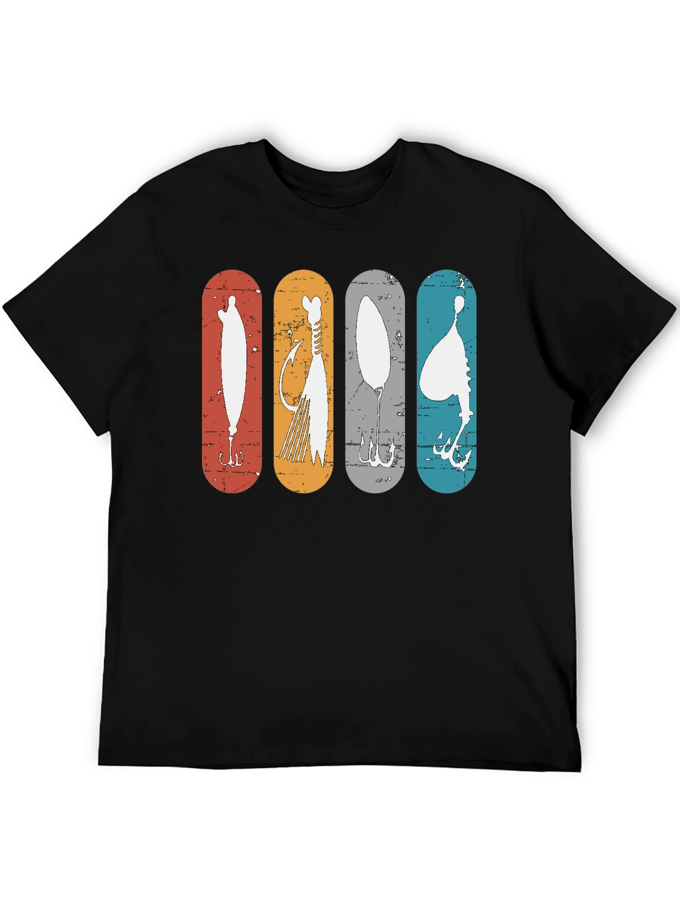 Retro Fishing Lures Graphic Tee