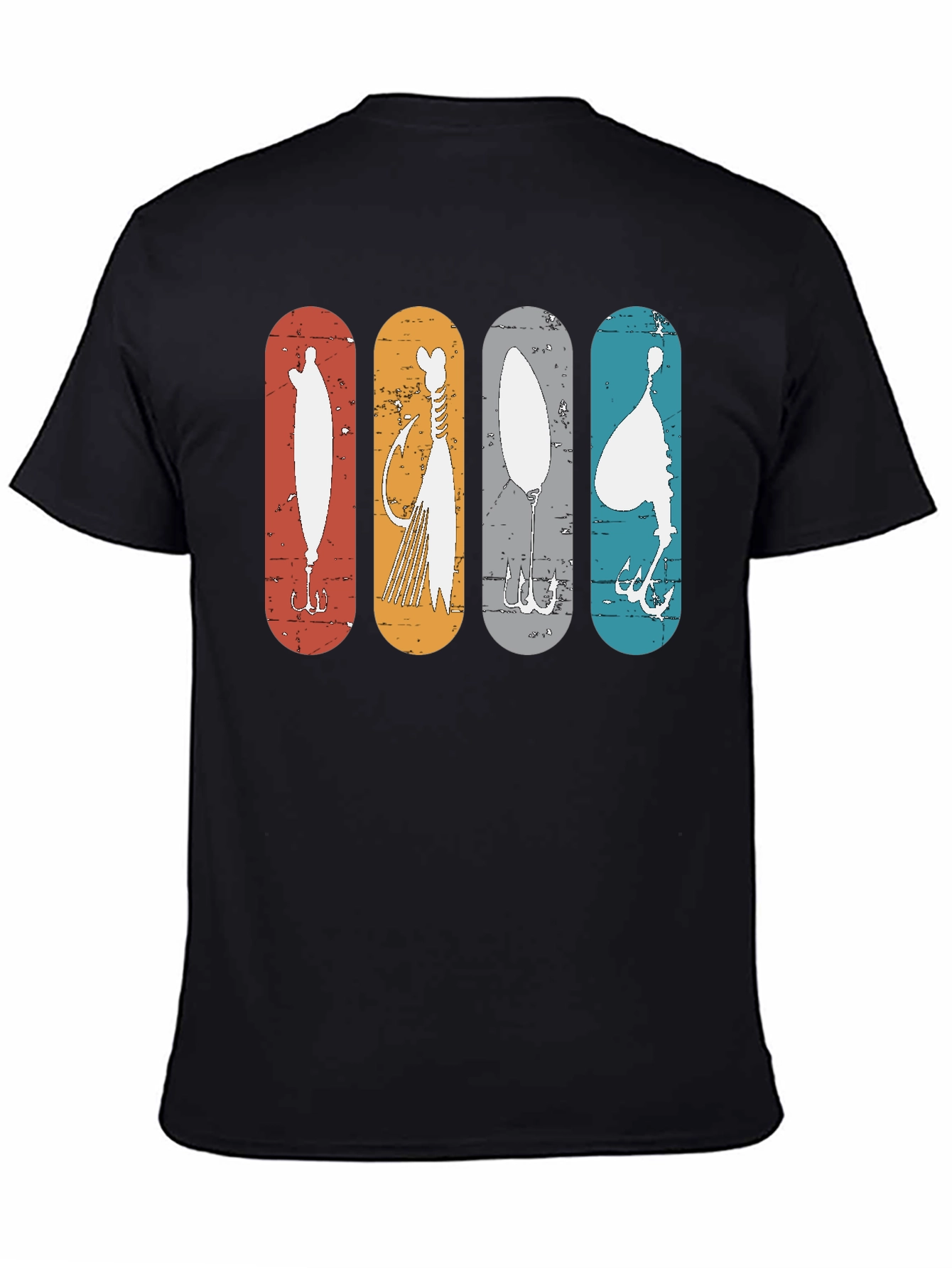 Retro Fishing Lures Graphic Tee
