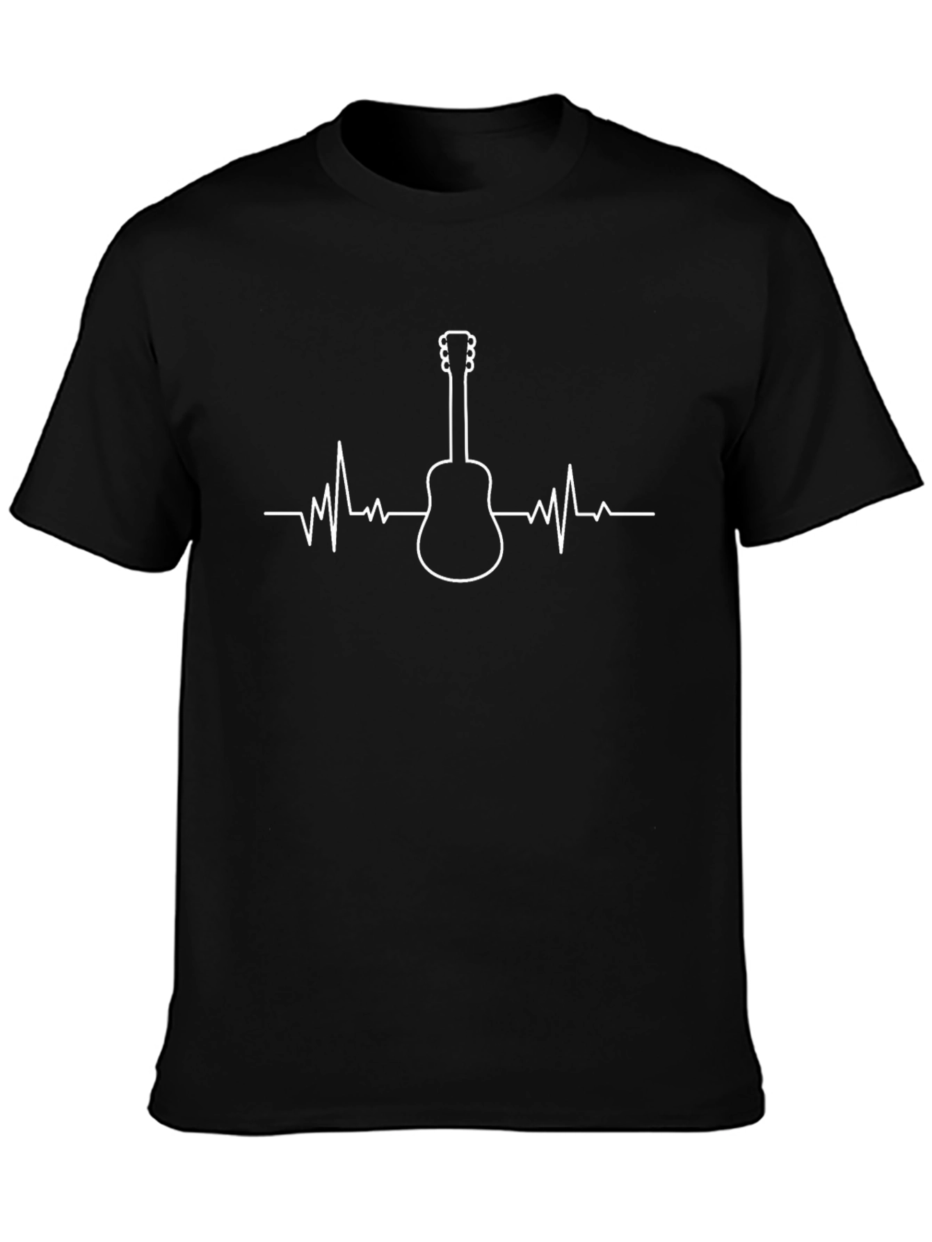 Guitar Heartbeat T-Shirt - Musician Graphic Tee