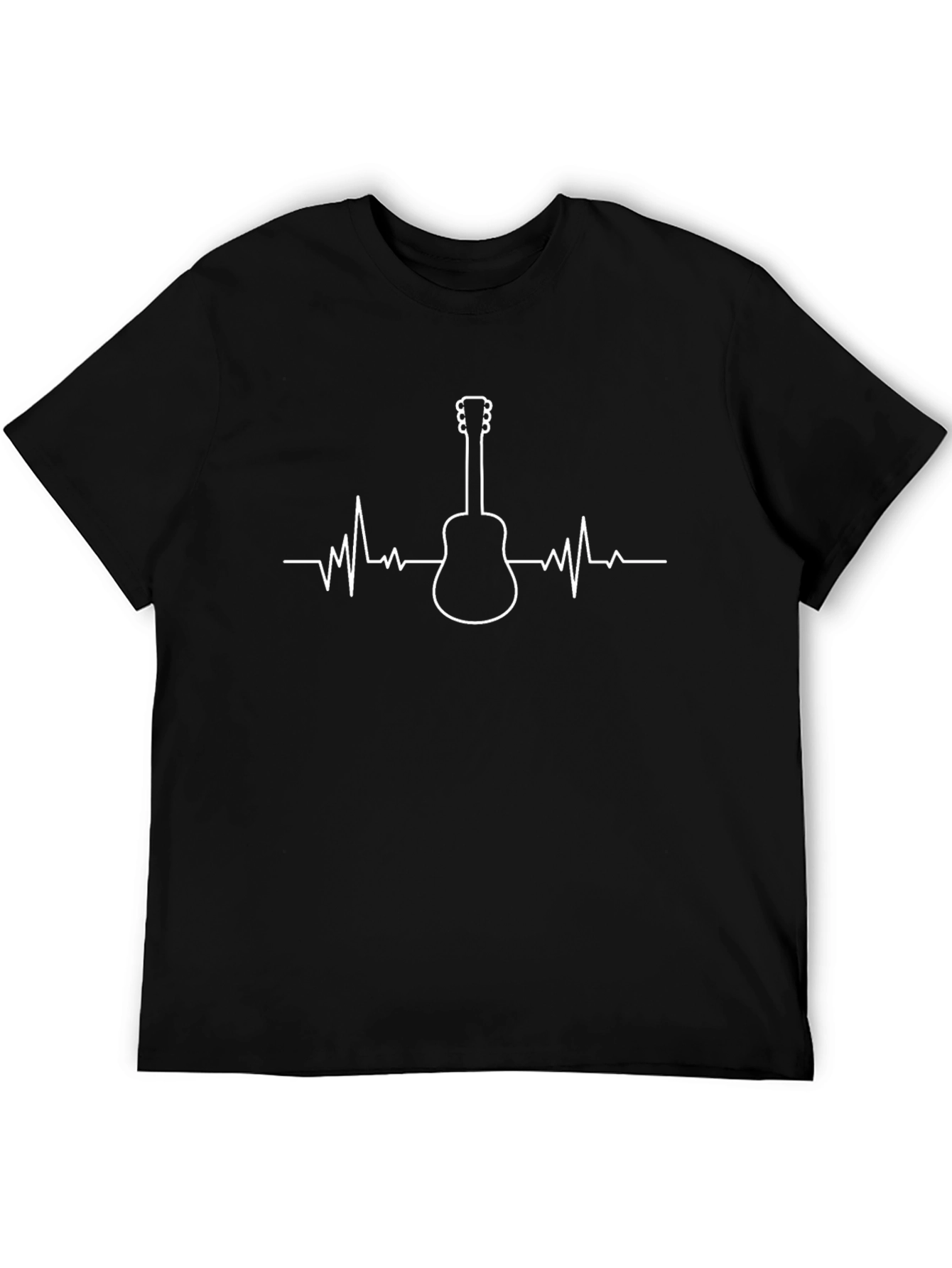 Guitar Heartbeat T-Shirt - Musician Graphic Tee