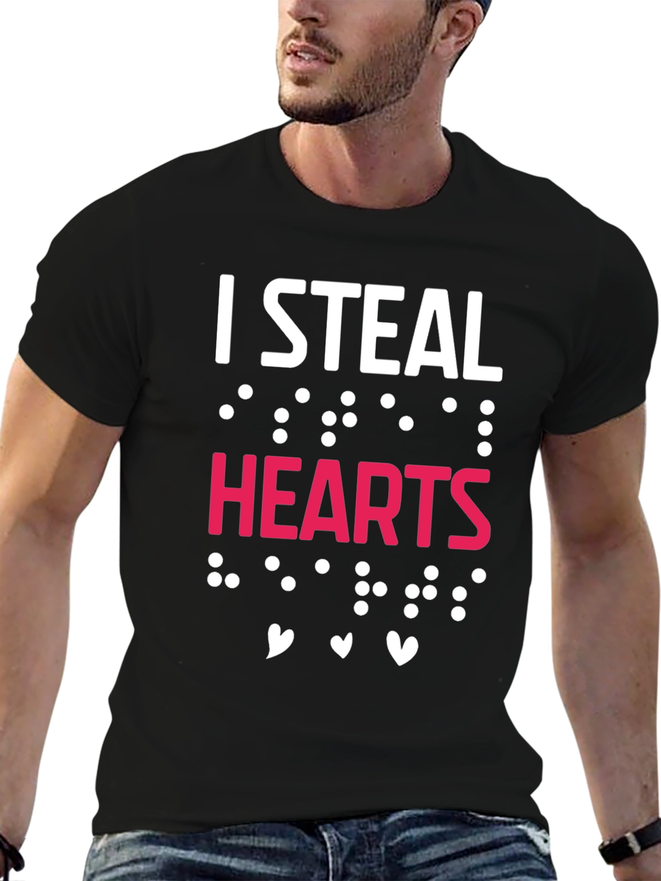 I Steal Hearts T-Shirt Valentines Day Gift