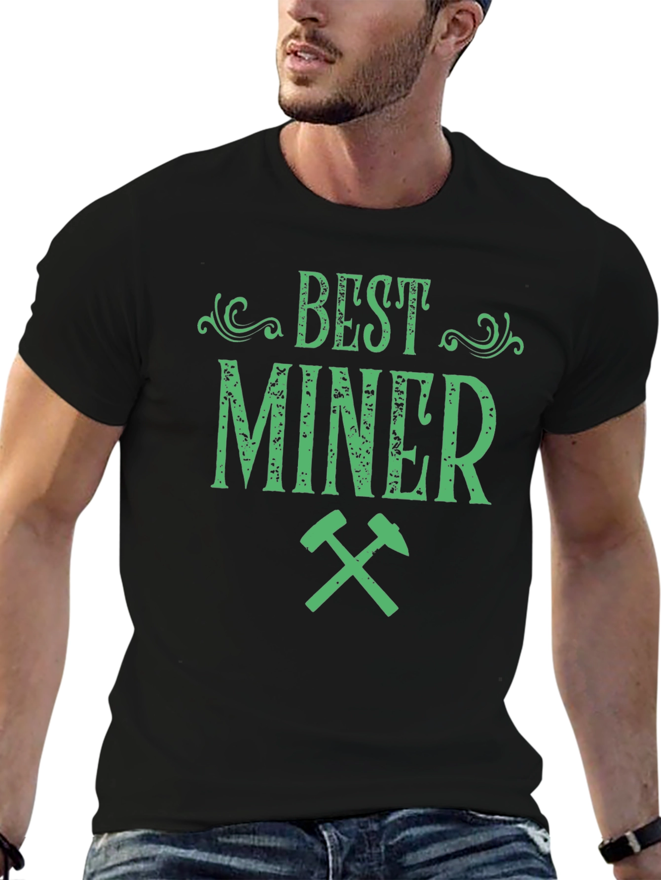 Best Miner Graphic Tee - Cool Mining T-Shirt