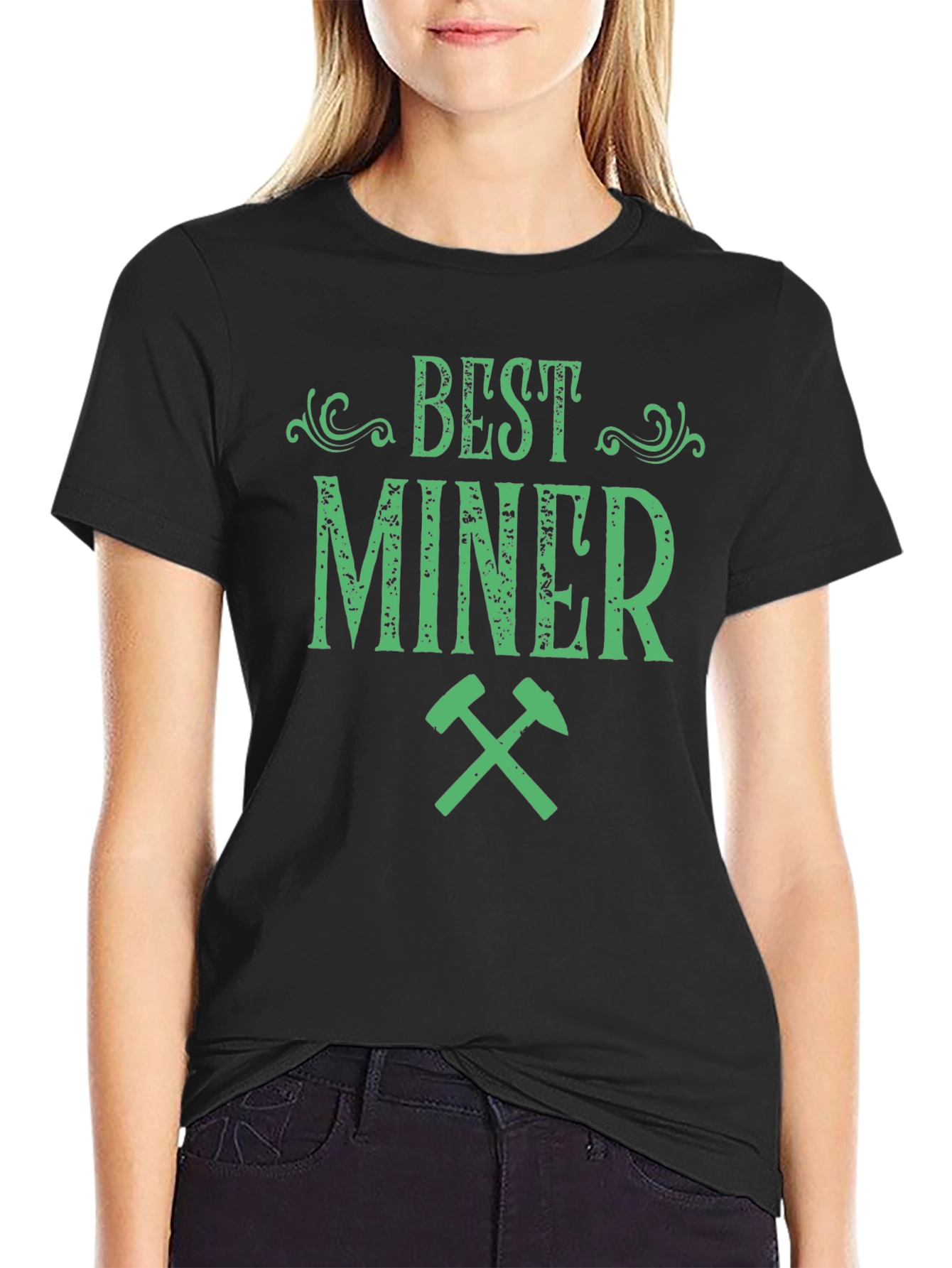 Best Miner Graphic Tee - Cool Mining T-Shirt