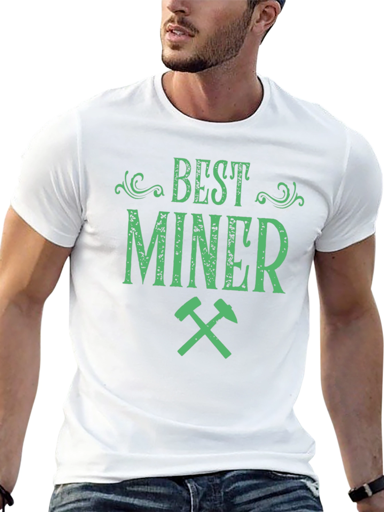 Best Miner Graphic Tee - Cool Mining T-Shirt
