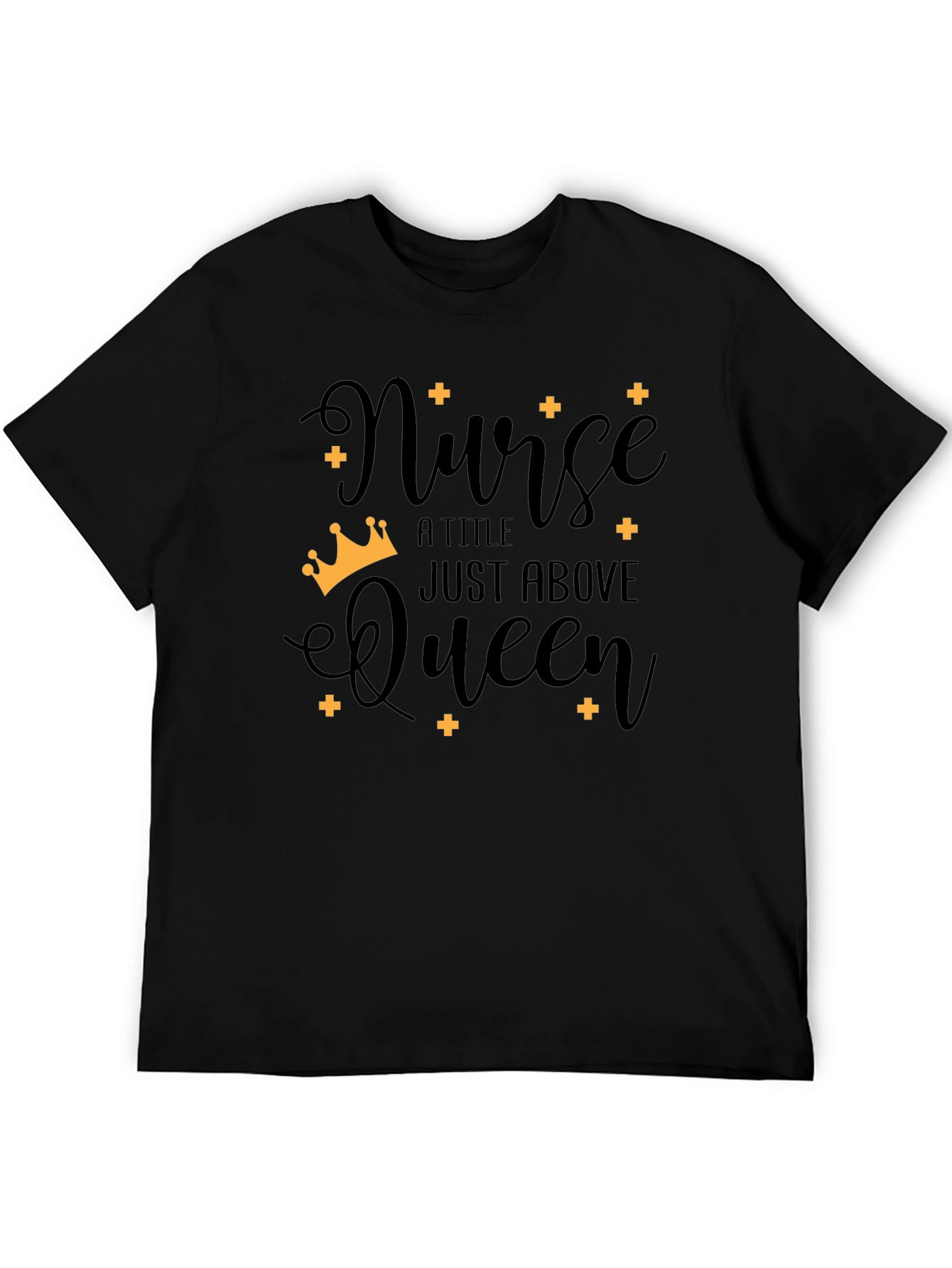 Nurse Queen Black T-Shirt