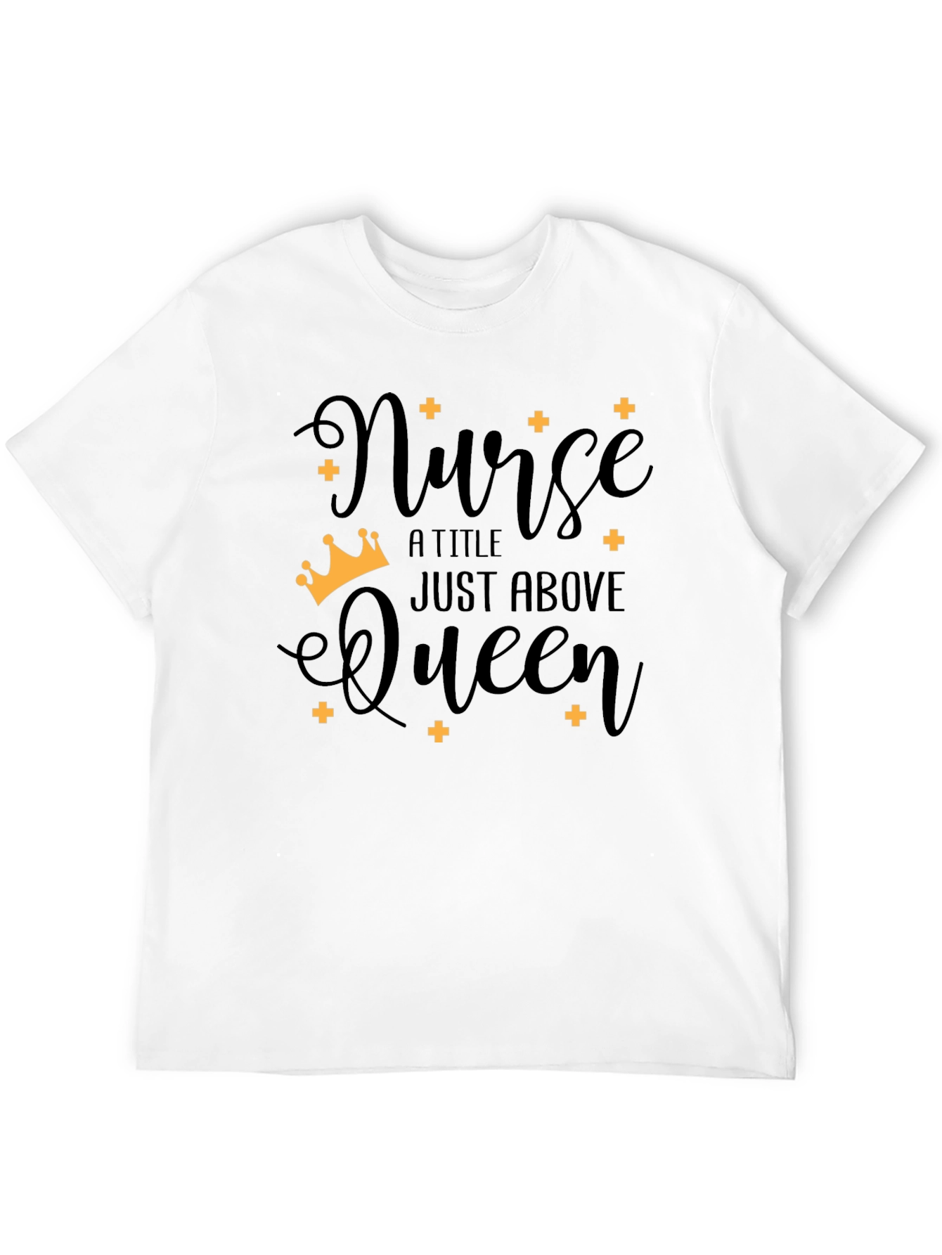 Nurse Queen Black T-Shirt