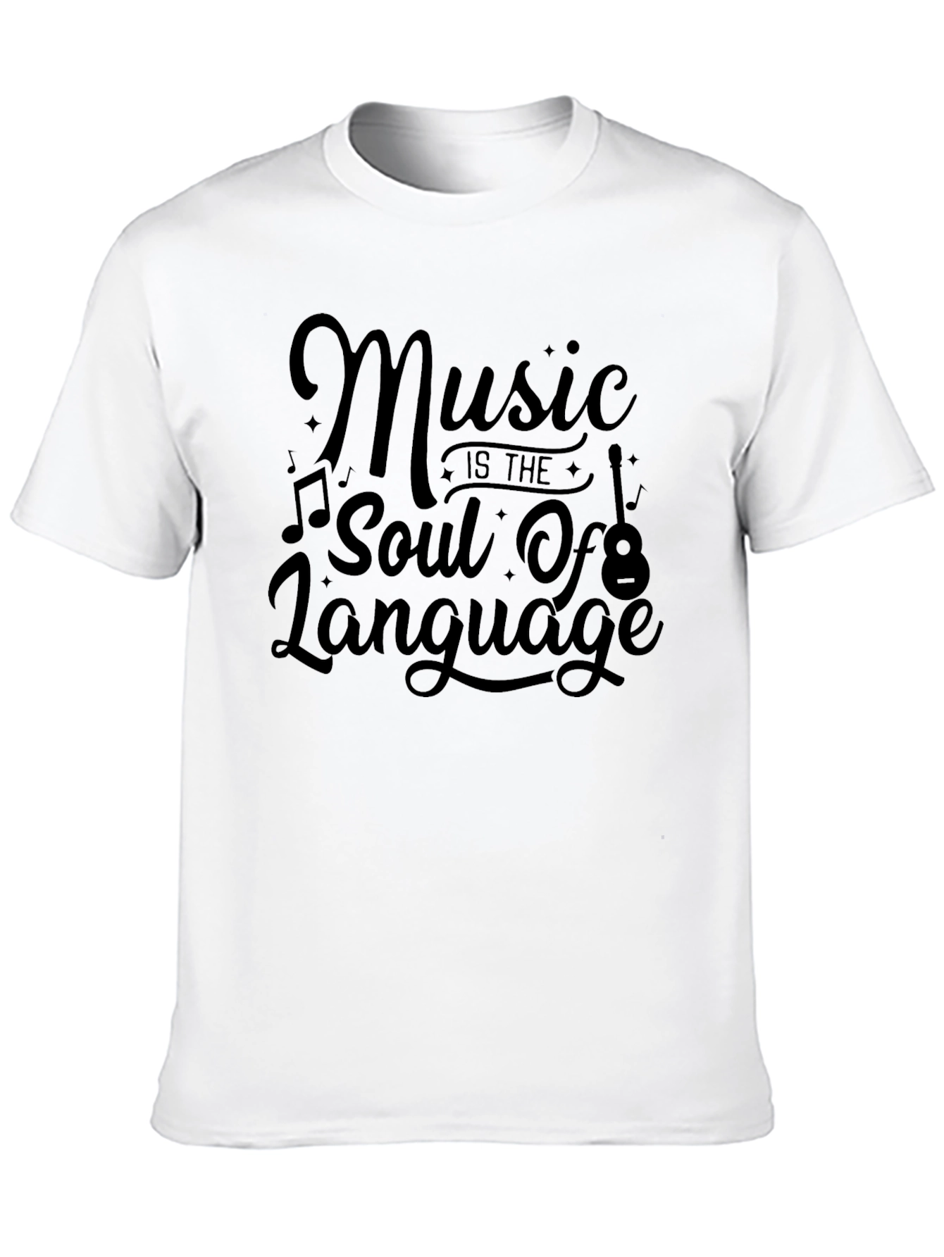 Music is the Soul T-Shirt - Soft Cotton Blend
