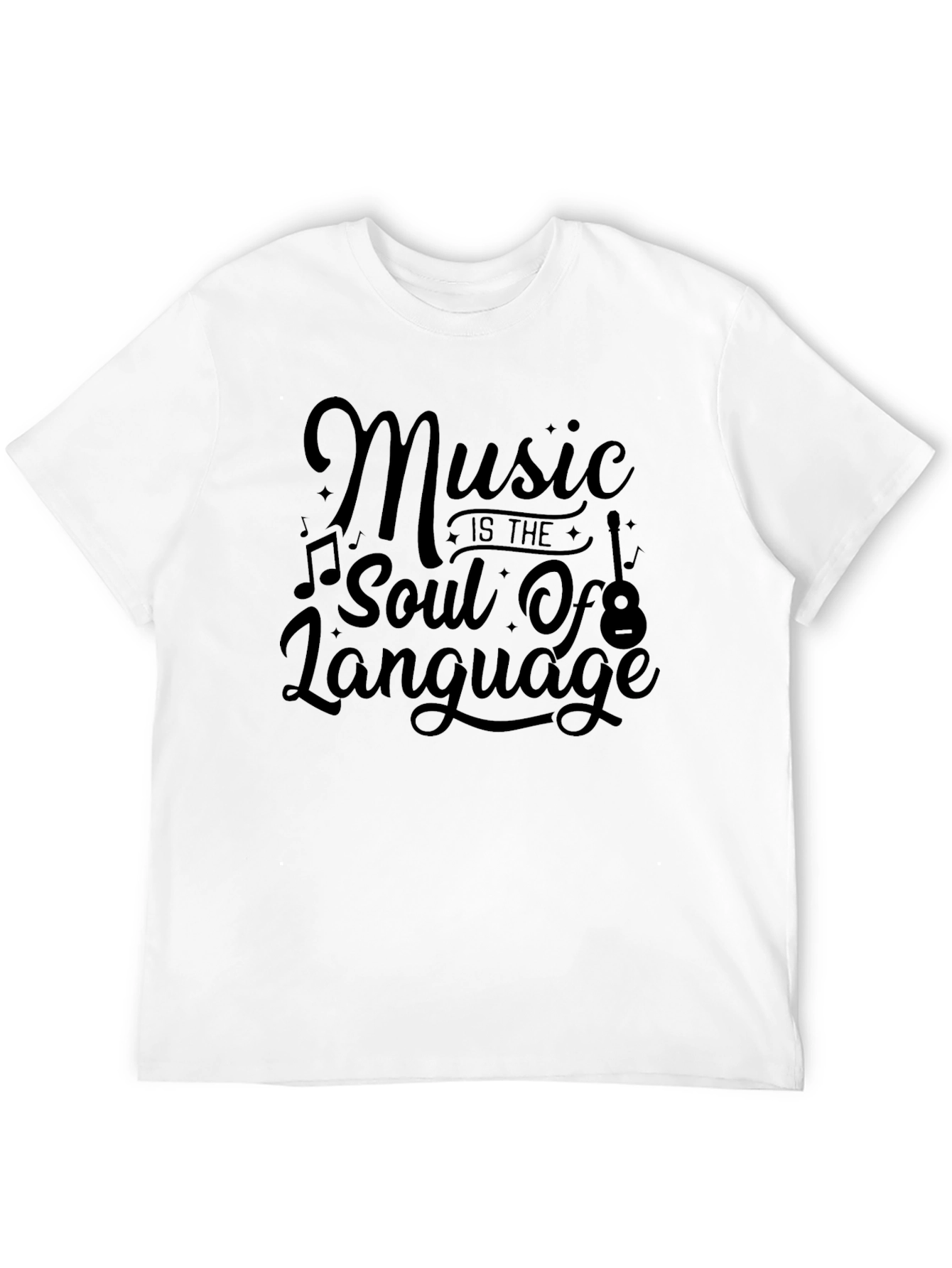 Music is the Soul T-Shirt - Soft Cotton Blend