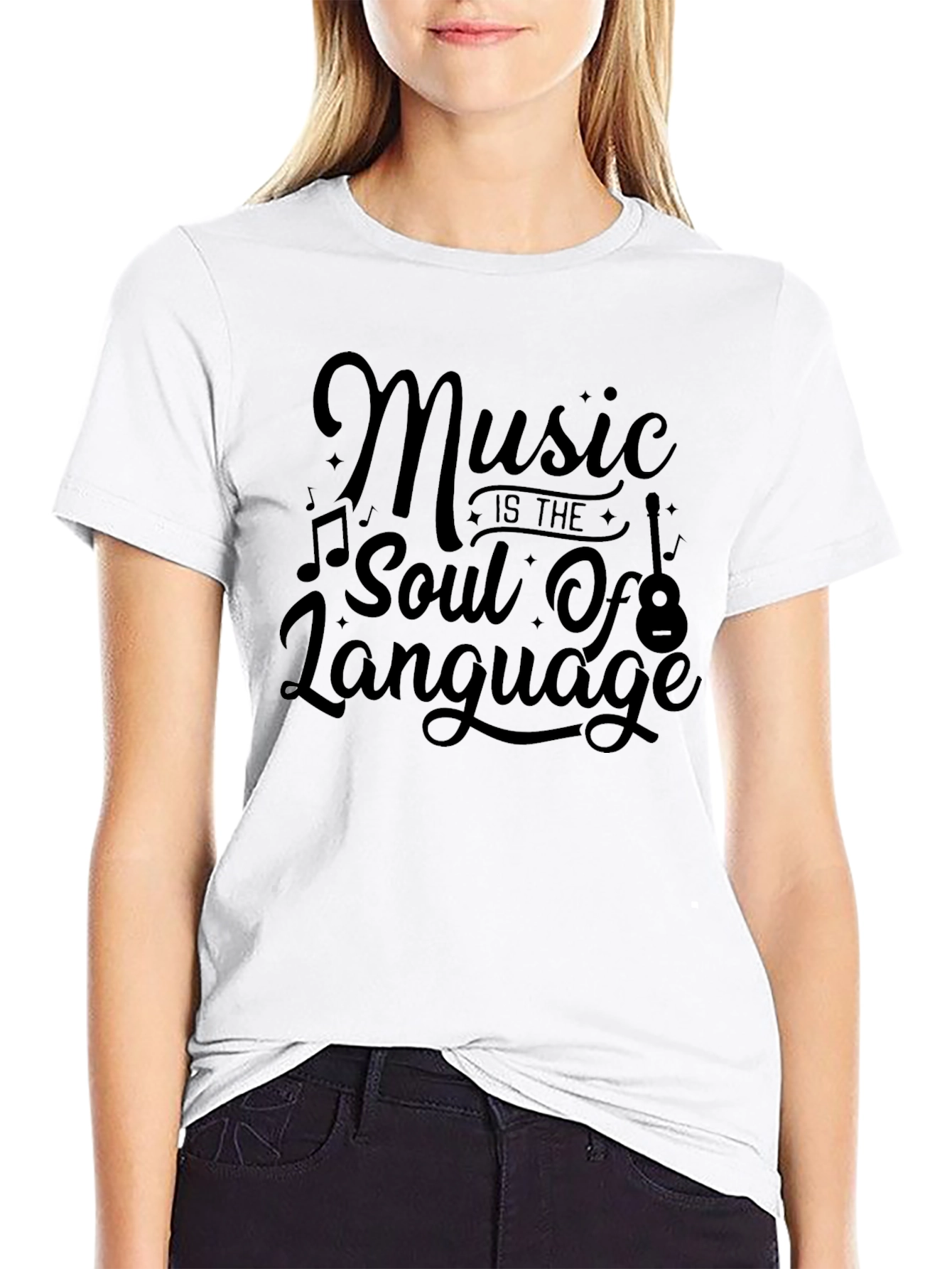 Music is the Soul T-Shirt - Soft Cotton Blend