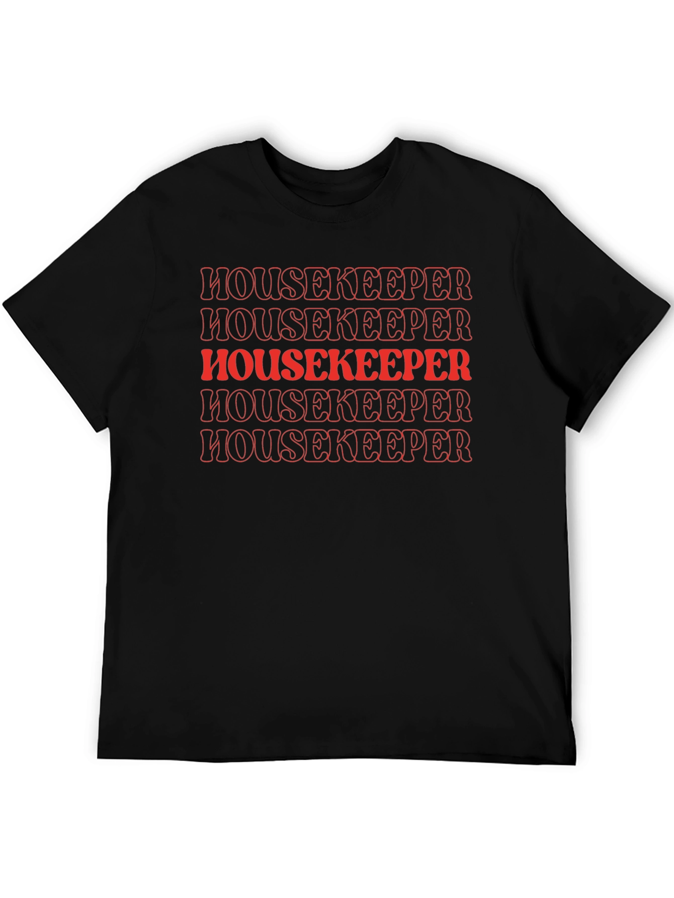 Housekeeper Graphic T-Shirt - Novelty Cleaning Crew Tee
