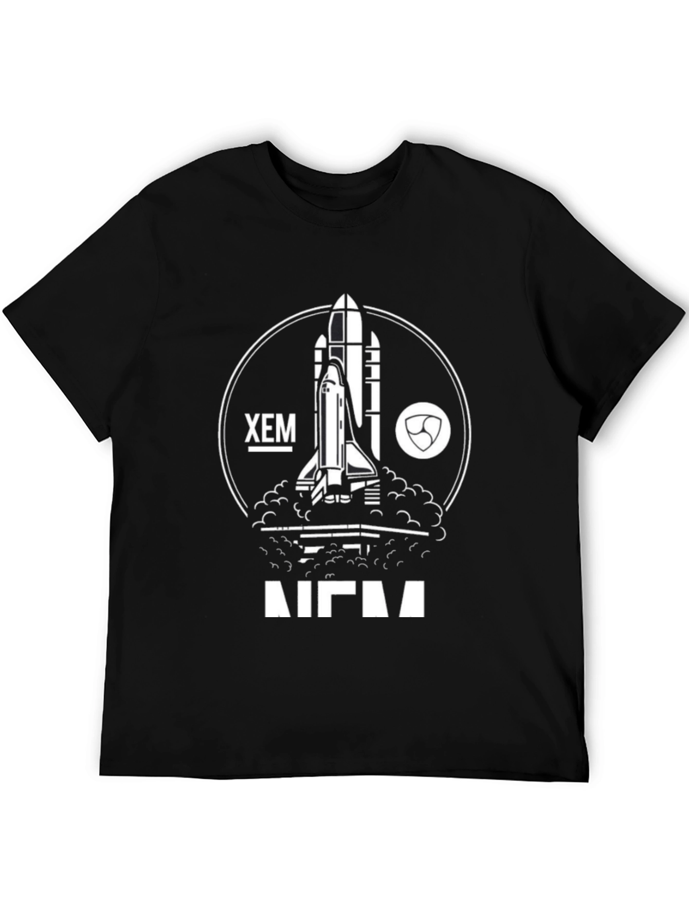 XEM NEM Rocket T-Shirt - Crypto Space Shuttle Tee