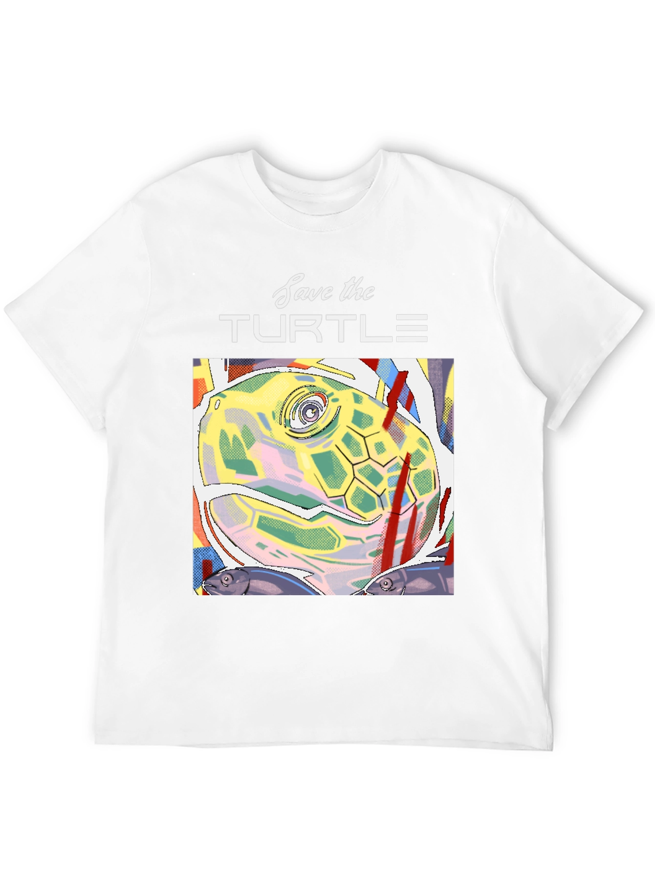 Save the Turtles Graphic Tee - Black