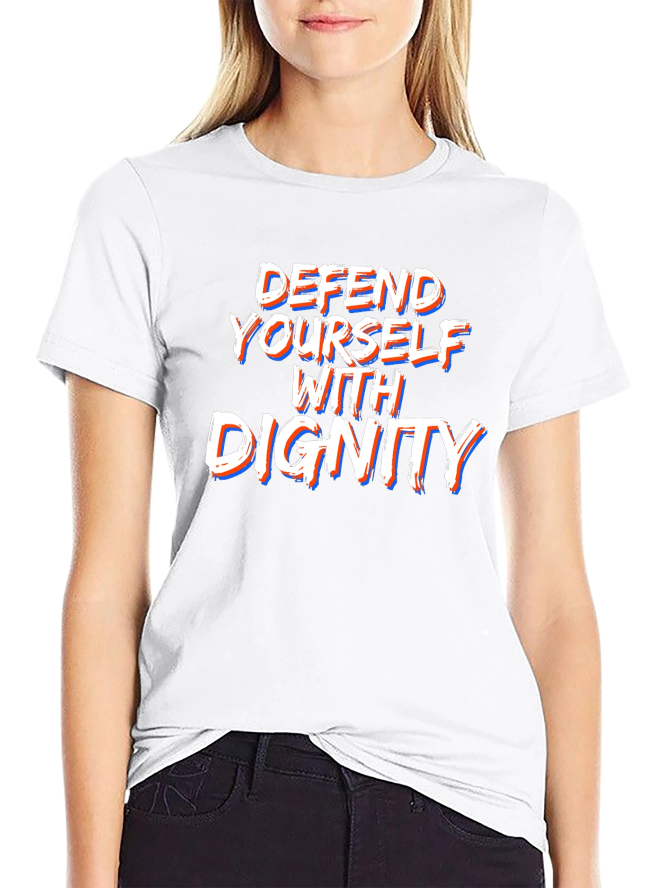 Defend Yourself With Dignity Graphic Tee