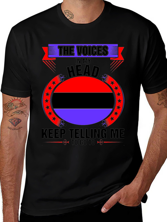 Voices in My Head Graphic Tee - Bold Statement Shirt