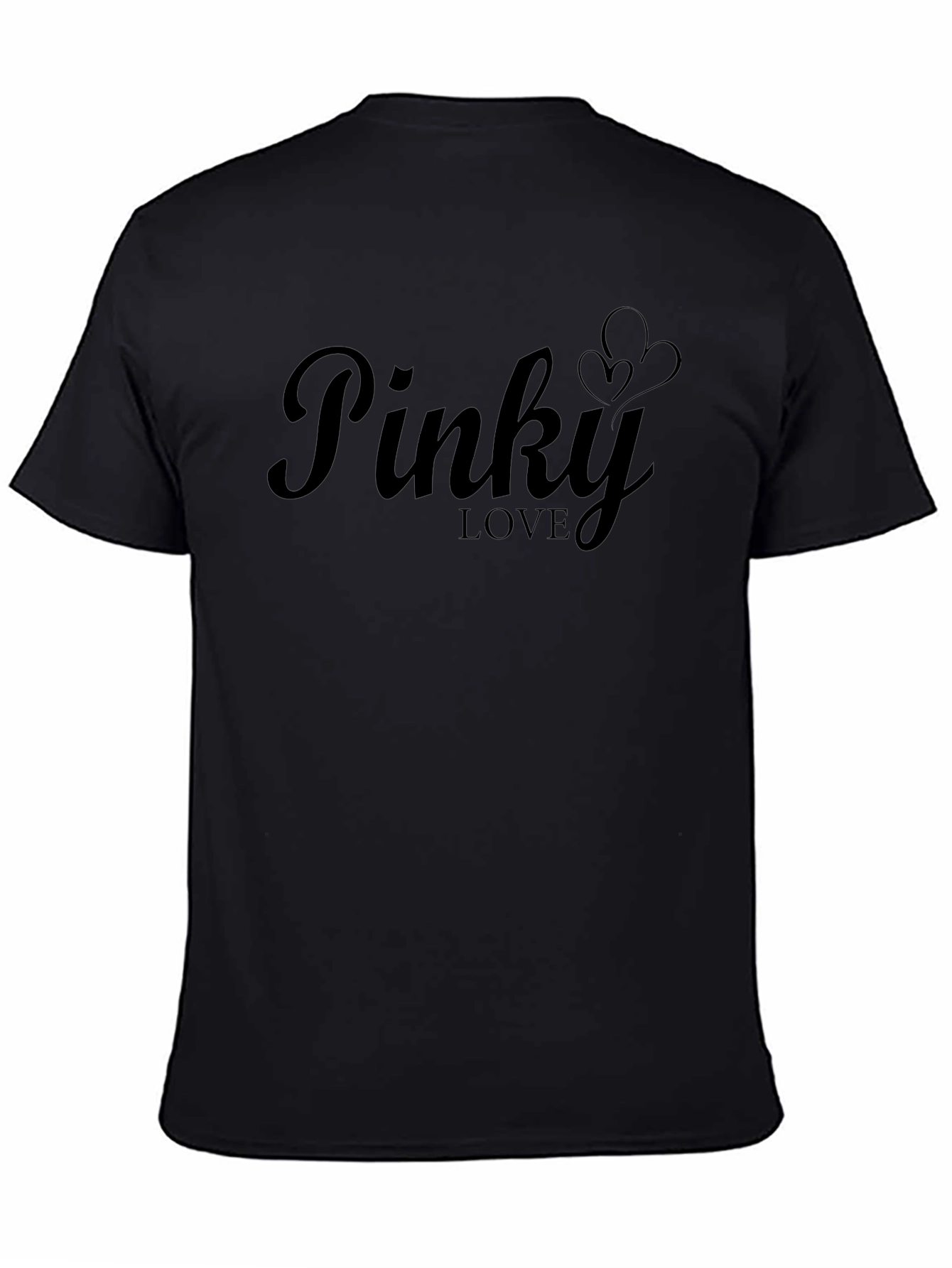 Pinky Love Black T-Shirt