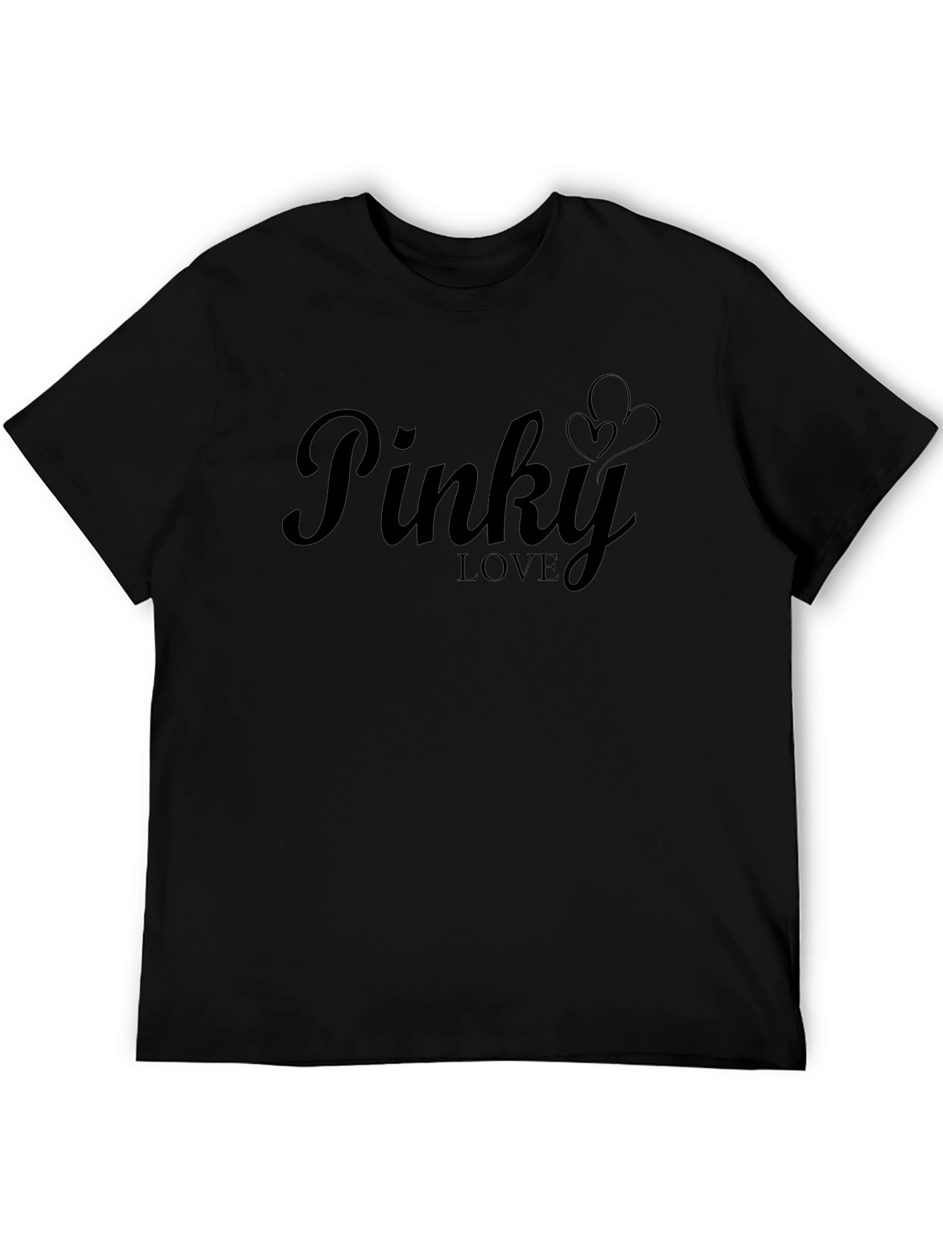 Pinky Love Black T-Shirt